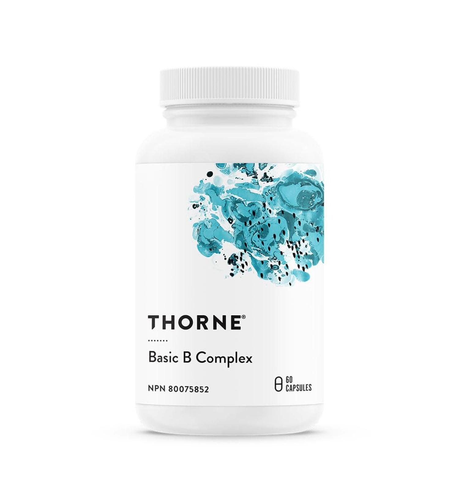 Thorne B Complex - B Vitamins in Their Active Forms - 60 Capsules - Buy Online on GoSupps.com