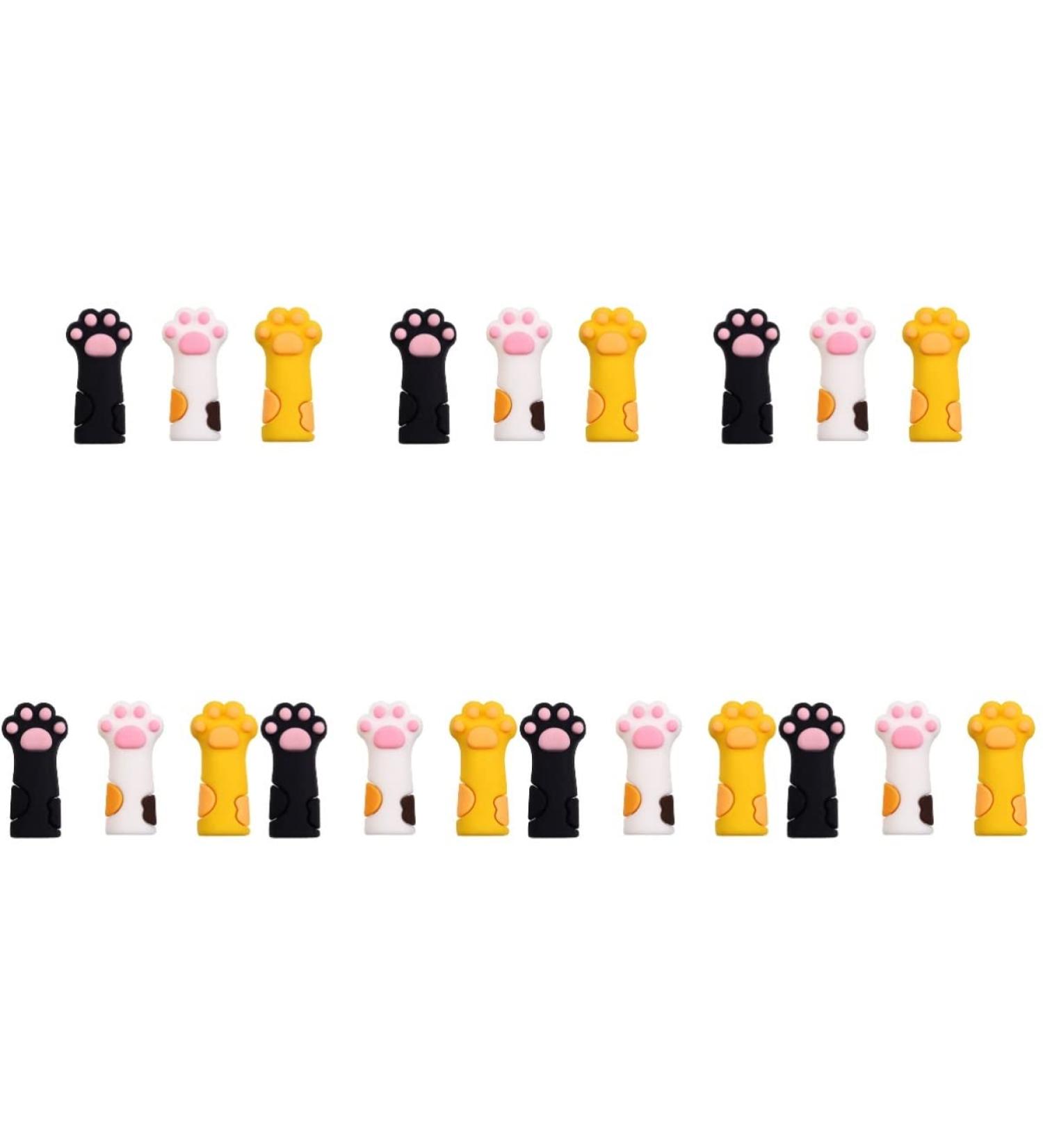 Fomiyes 42-Piece Silicone Tweezers & Storage Case - Cat & Scissors Shaped Skin Protection Sleeves for Eyebrow & Nail Tools - Ideal Travel Accessory - Buy Online on GoSupps.com