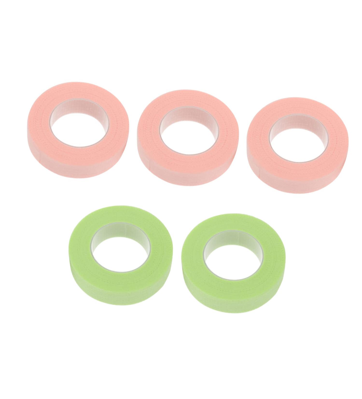Buy NOLITOY Grafting Eyelash Tape - 5 Rolls Green Non-Woven Fabric Adhesive for Lashes & Hair | International Shipping Available - Buy Online on GoSupps.com