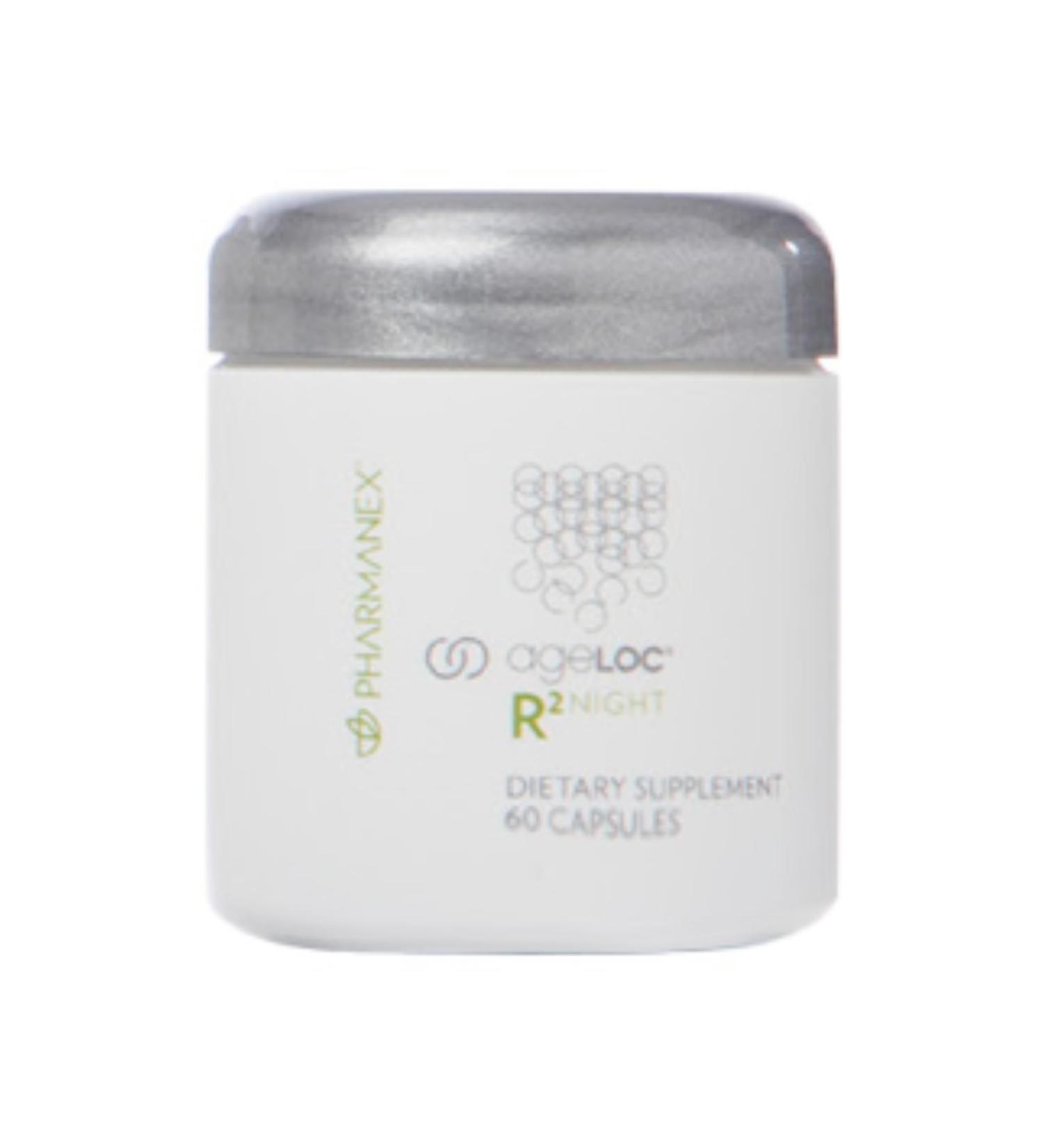 Nu Skin ageLOC R2 Night Blend | Renewal & Energy Supplement | Cellular Detox & Mental Clarity | Dietary Broccoli Seed Extract | Resets Young Gene Clusters | 60 Capsules