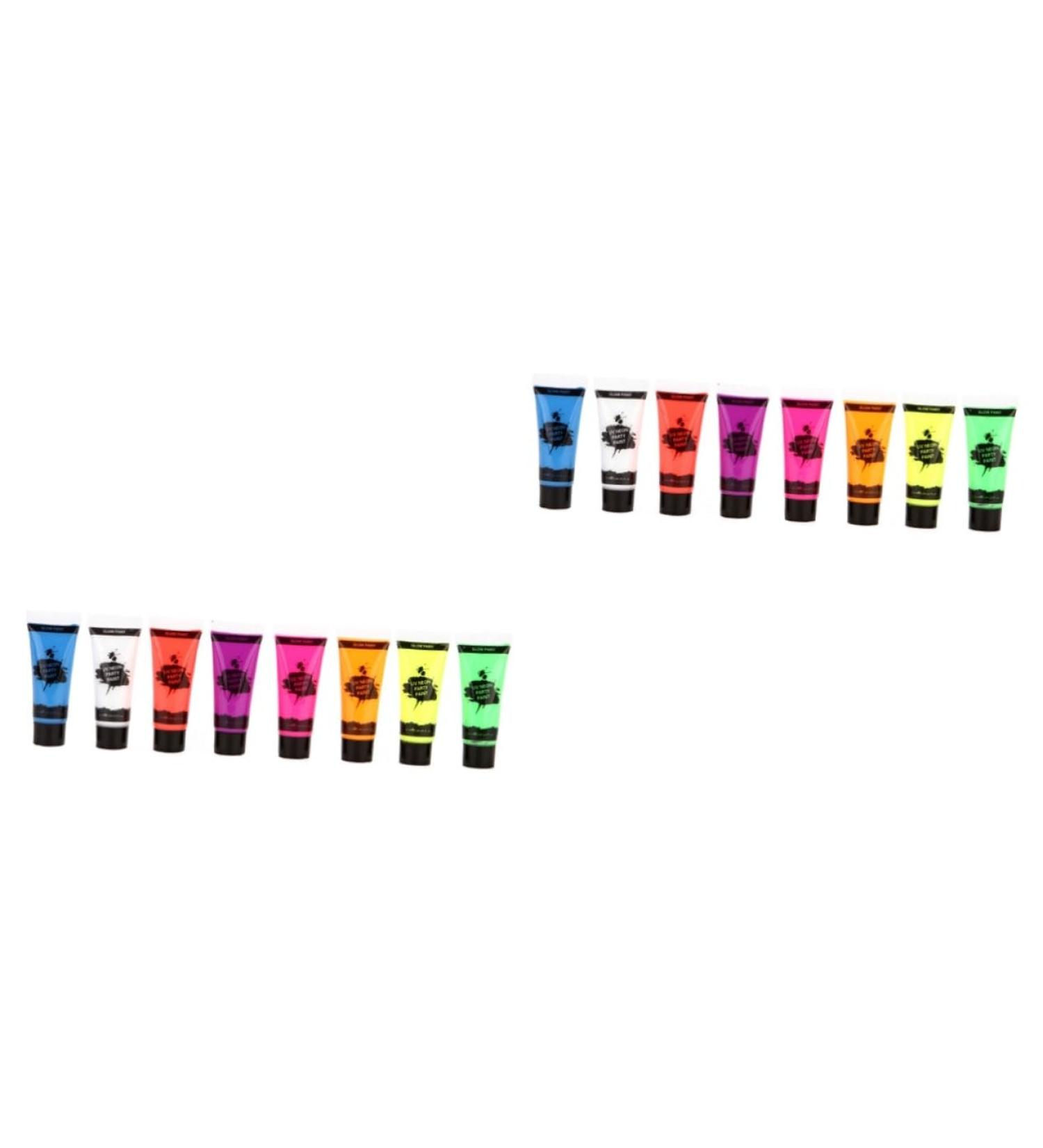  TOVINANNA Pack of 2 Coloured and Reactive Face Paints 10ml Pack of 8 - Buy Online on GoSupps.com