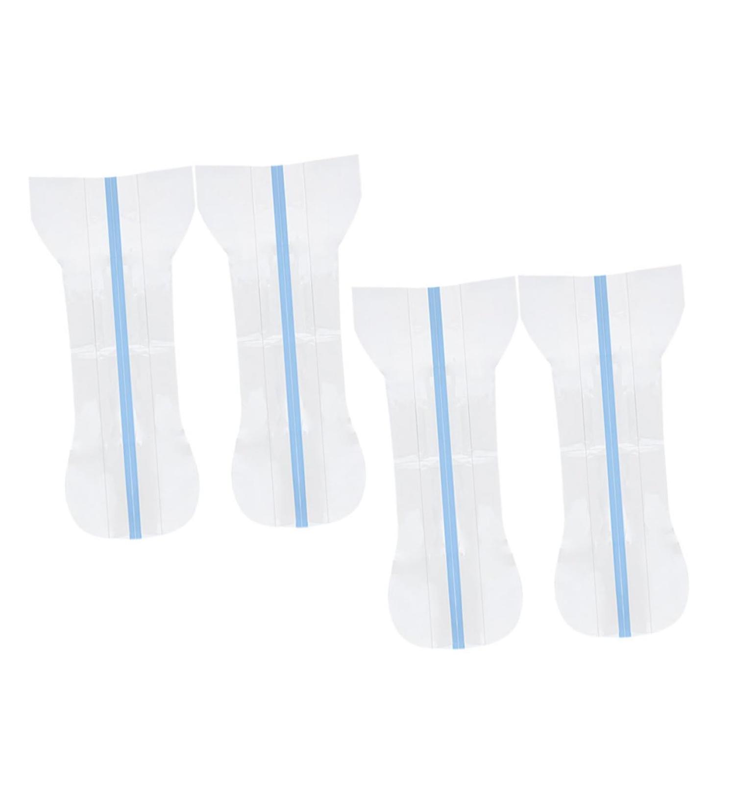 Outanaya 4pcs Swimming Stickers Water Proof Stickers Women Private Stickers Hot Bath Patches White Pu - Buy Online on GoSupps.com