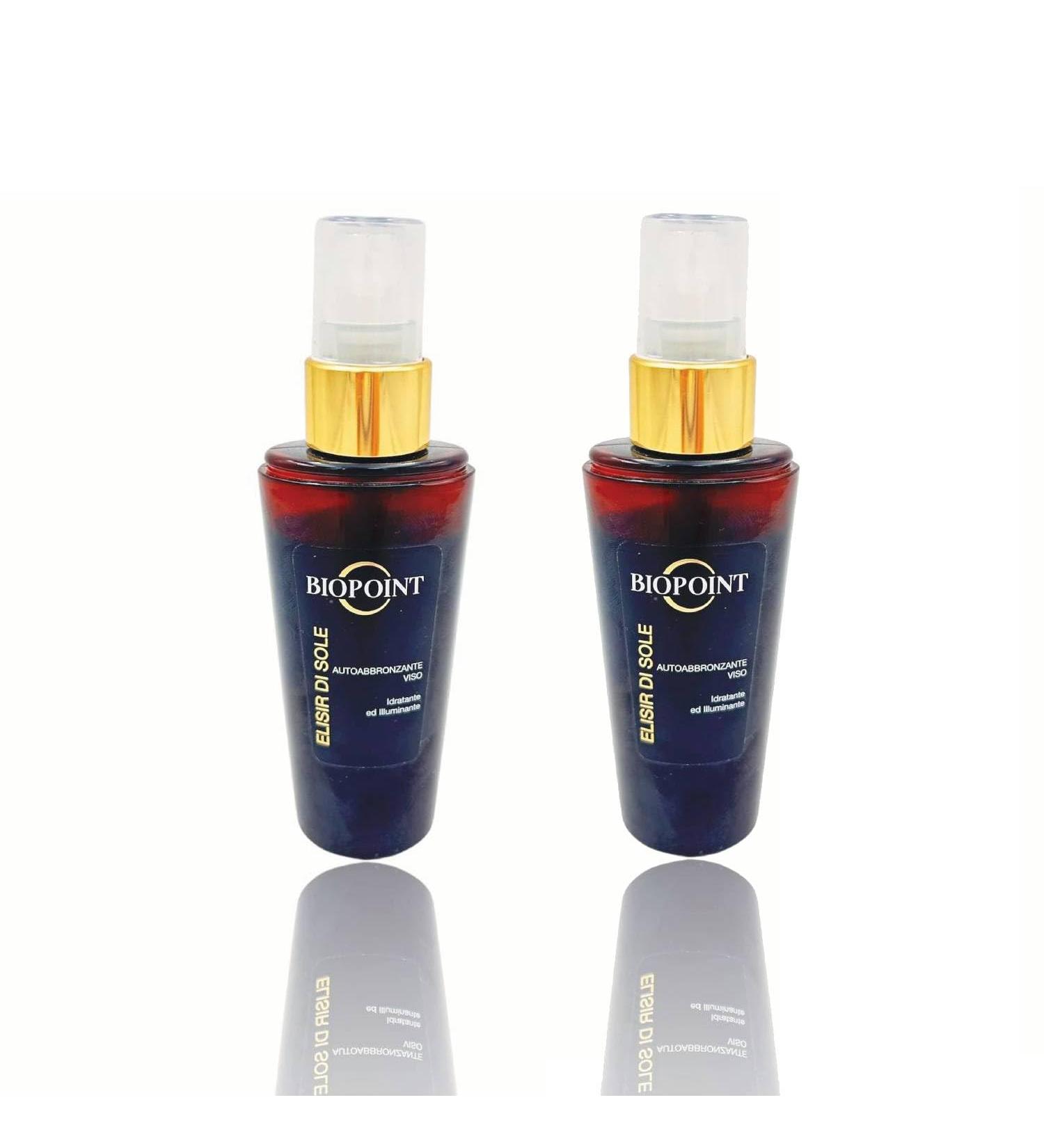  BIOPOINT Biopoint Self-Tanning Sun Elixir for Face Moisturizing and Illuminating Mini Size 50ml (2 Units) - Buy Online on GoSupps.com