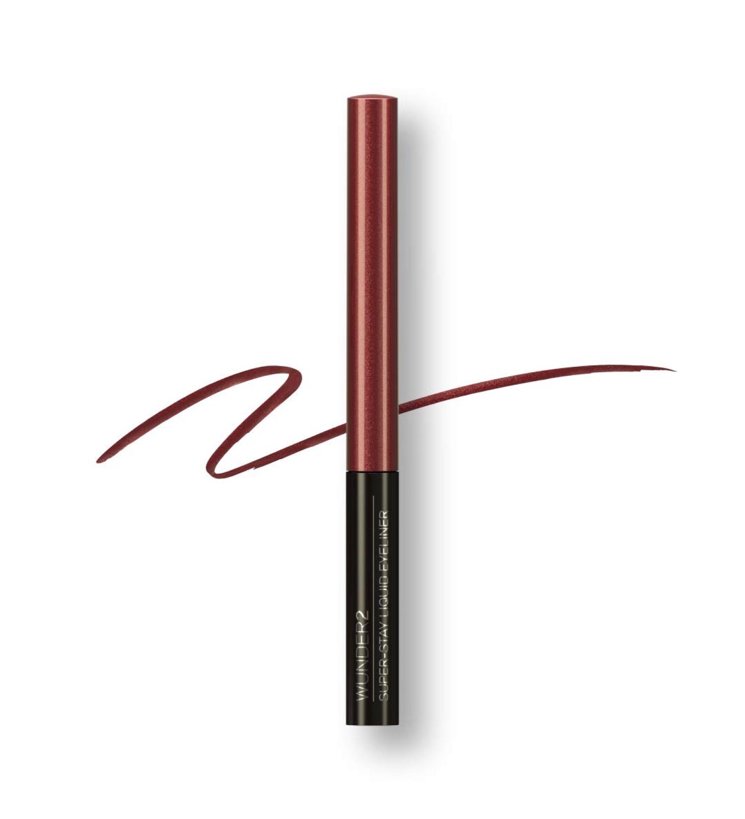 Wunder2 SUPER-STAY Liquid Eyeliner Red Velvet - Long-Lasting Waterproof & Vibrant Color | Shop Internationally - Buy Online on GoSupps.com