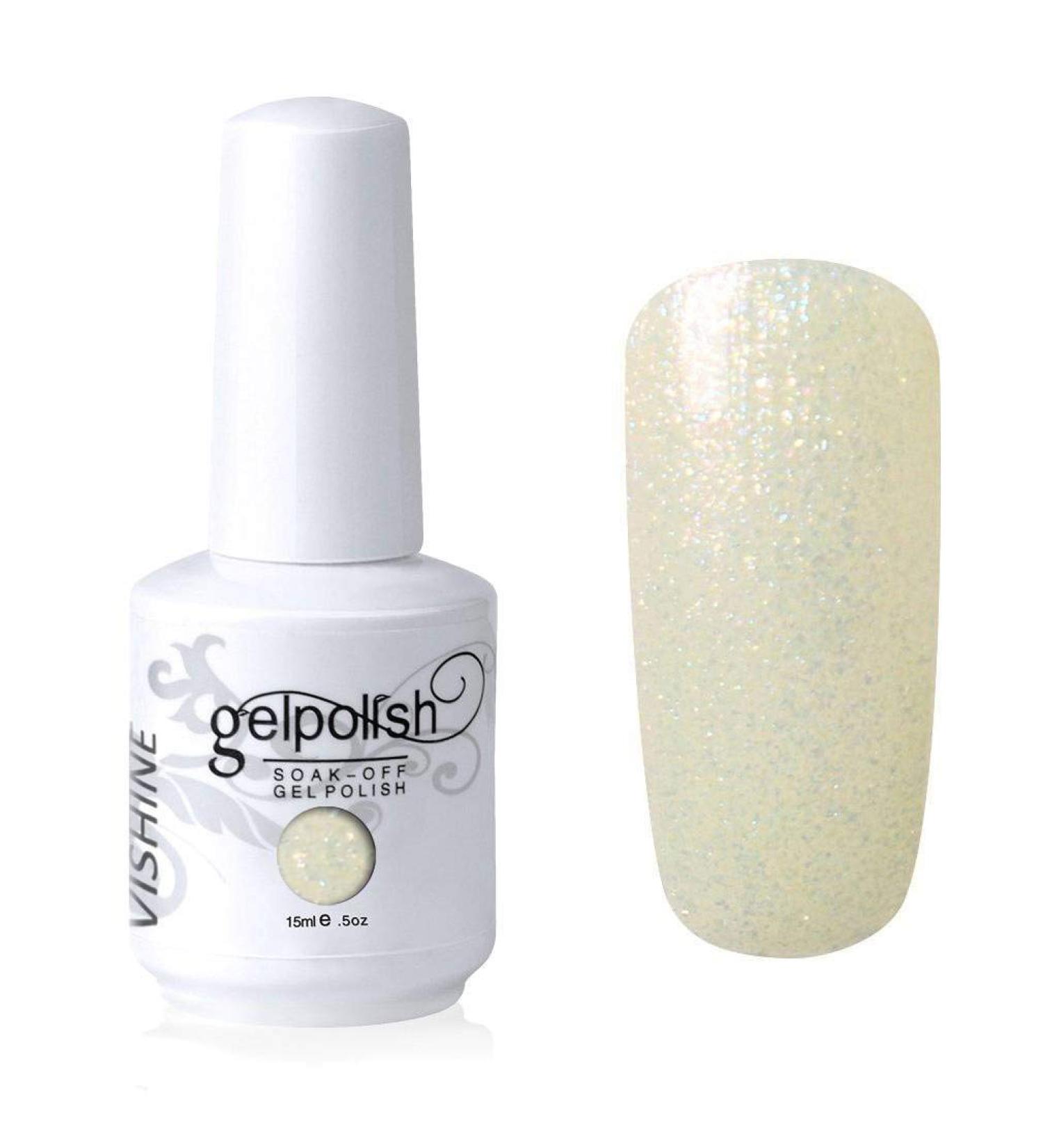 Vishine Nail Salon UV Manicure Polish Soak Off Gel Polish Nail Art Light Goldenrod Yellow(712) #712 - Buy Online on GoSupps.com