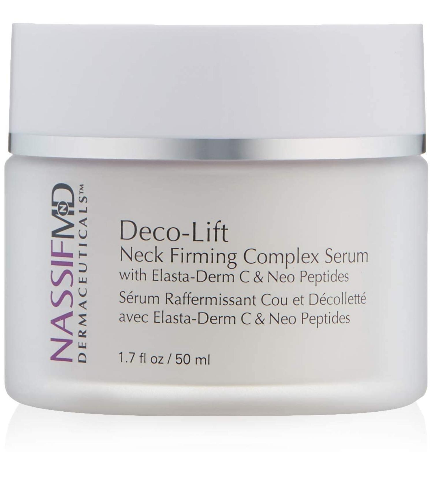Buy NassifMD Deco-Lift Neck Firming Cream & Tightening Serum - Best Neck Tightening Cream for Wrinkles & Sagging Skin - International Shipping Available - Buy Online on GoSupps.com