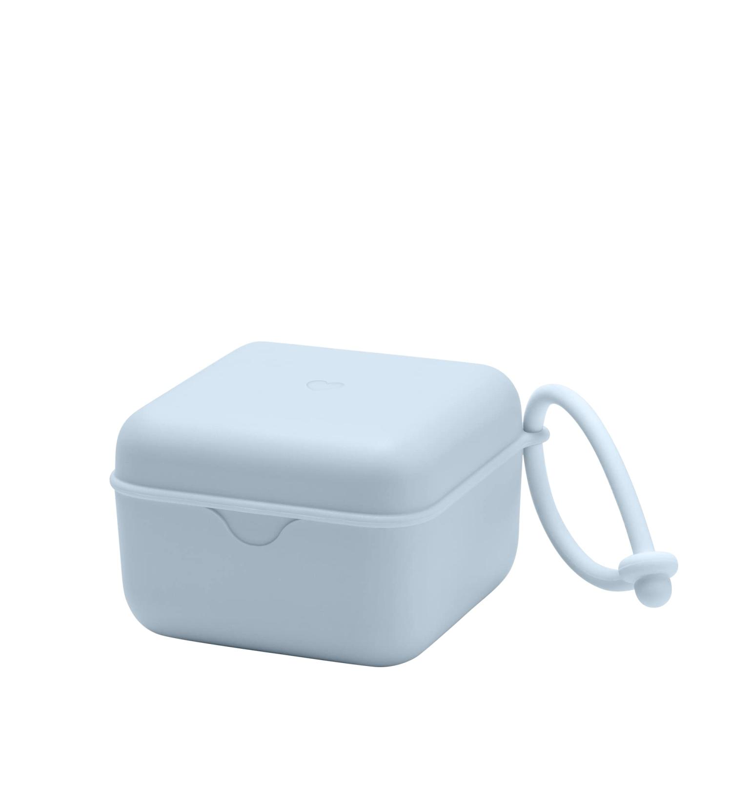 BIBS Pacifier Sterilizer Box with Elastic - Baby Blue | 100% BPA-Free - Buy Online on GoSupps.com