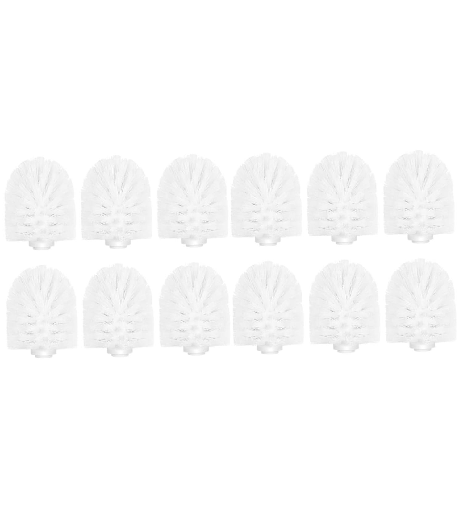 Solustre 12 Pack Toilet Brush Heads | Round Spherical Toilet Cleaner | Silicone Scrubber for Effortless Cleaning - Buy Online on GoSupps.com