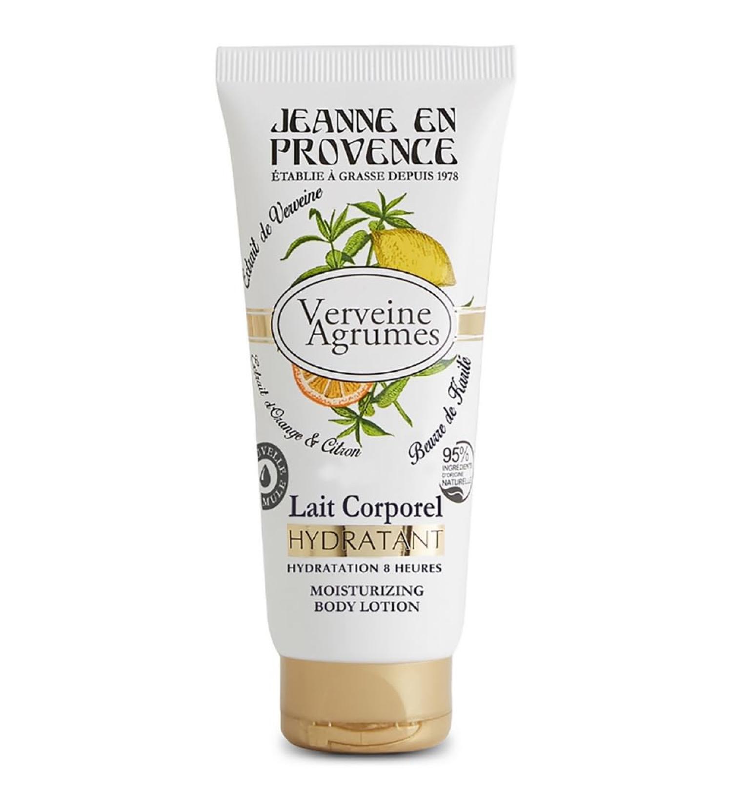  Jeanne En Provence JEANNE EN PROVENCE - Moisturizing and Perfumed Body Lotion - Citrus Verbena Scent - 95% Naturally Derived Ingredients - Dry Skin - Made in Grasse France - 200 ml - Buy Online on GoSupps.com
