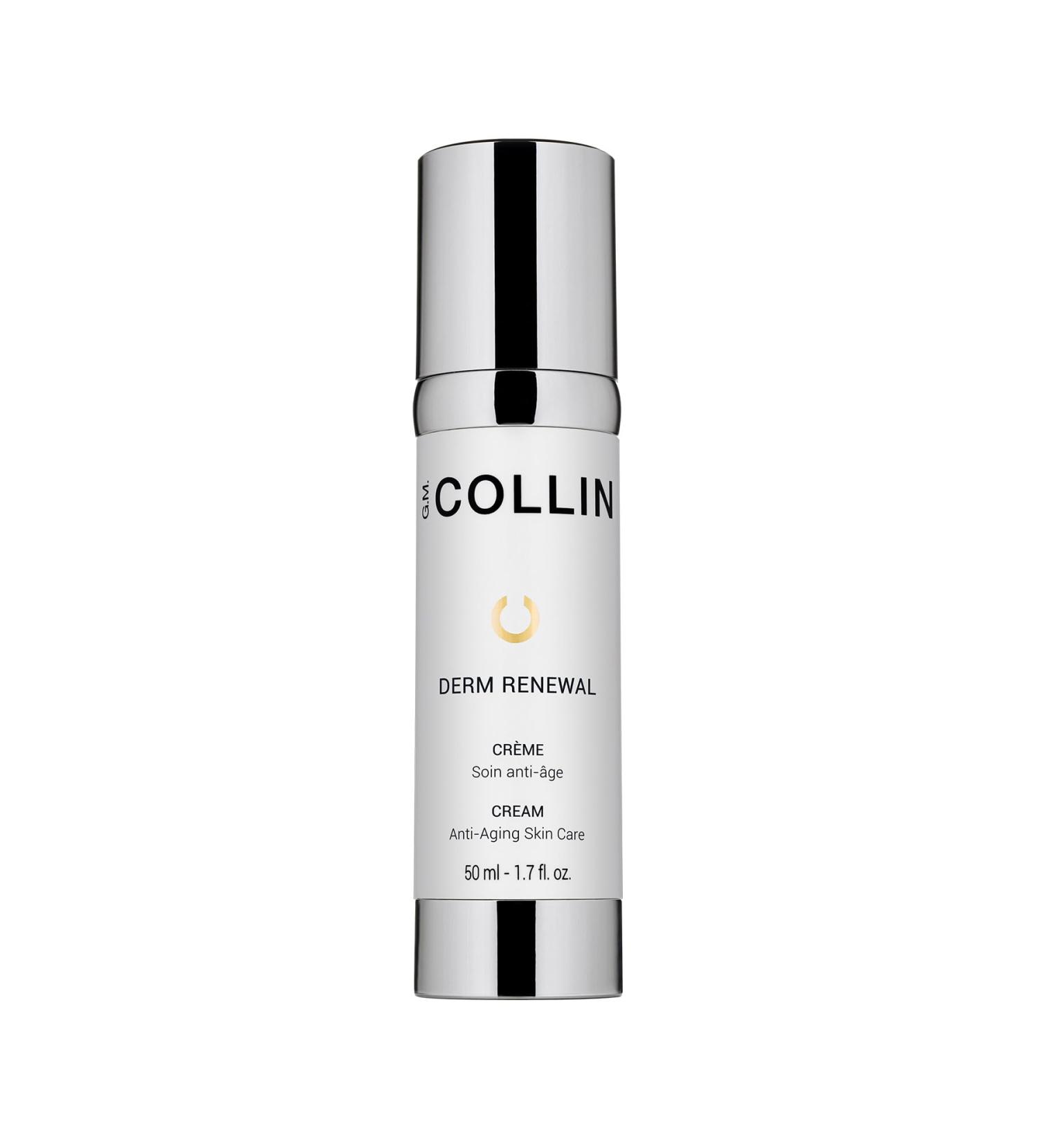 G.M. COLLIN Derm Renewal Cream | Gentle Exfoliating Glycolic AHA Lotion for Face | Anti-Aging & Wrinkle Reduction