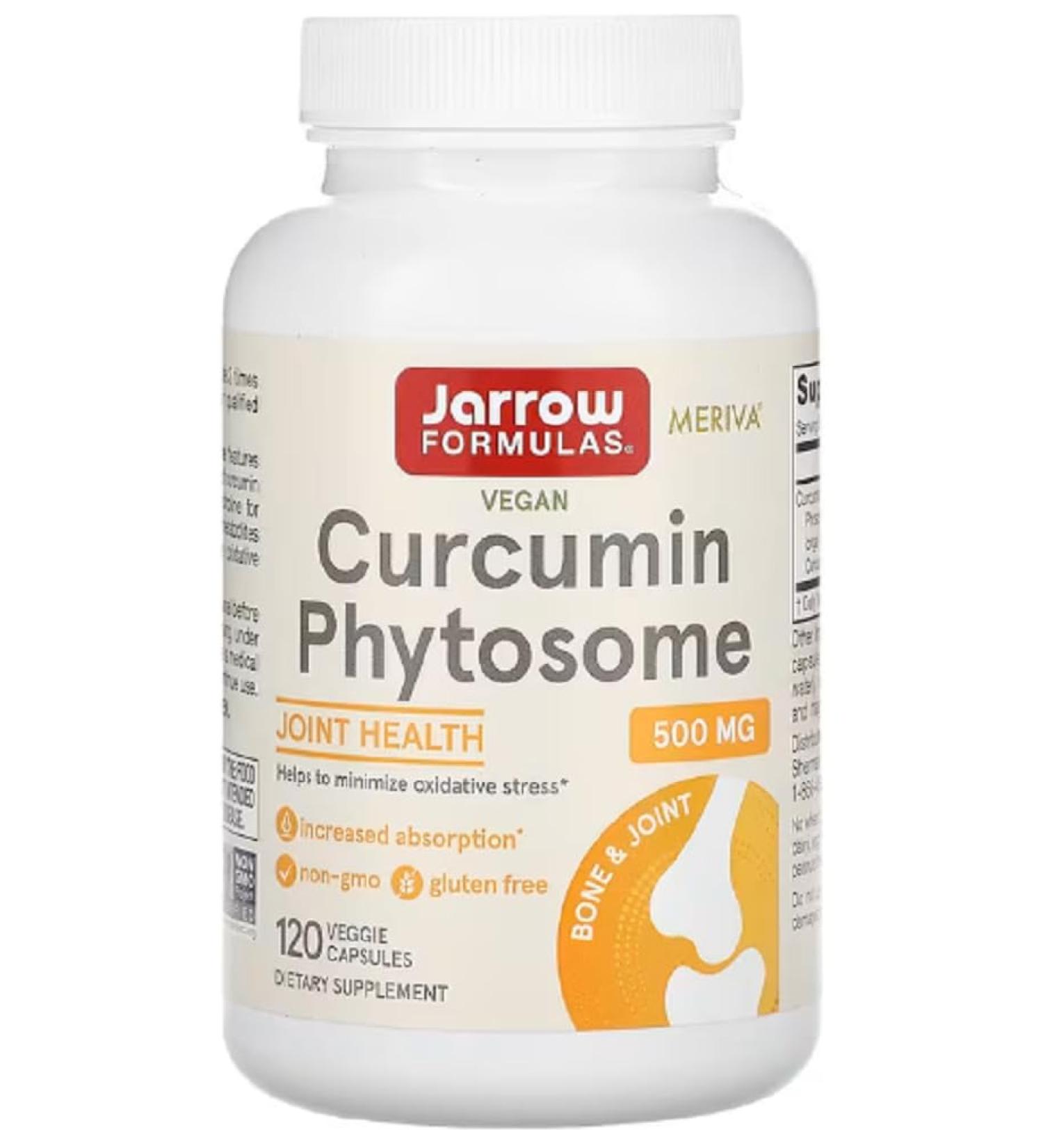 JARROWS Jarrow Formulas Curcumin Phytosome Meriva 500 mg for better bioavailability 120 capsules - Buy Online on GoSupps.com