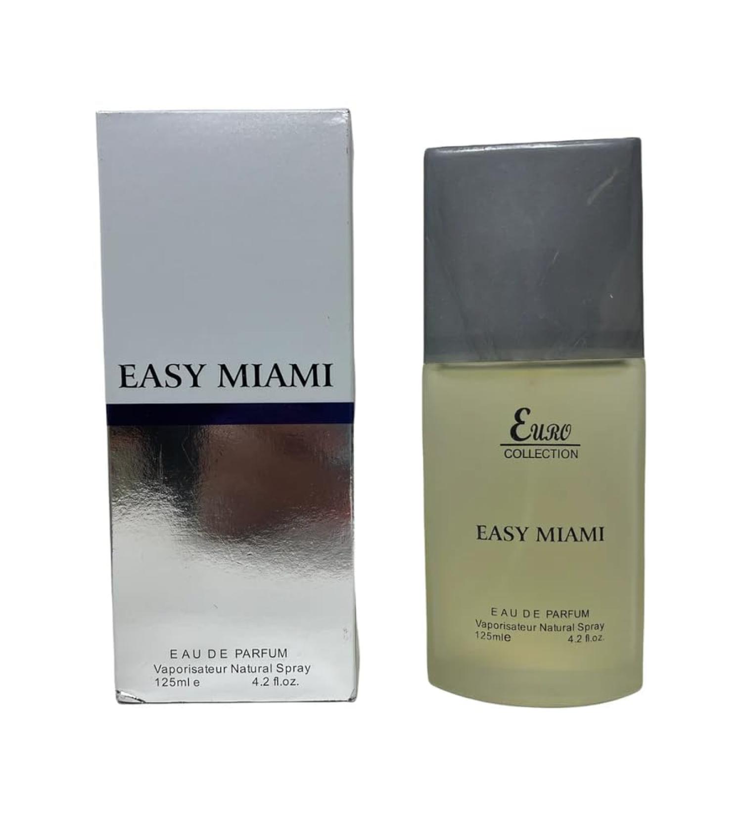 Easy Miami for Men (EC) Eau de parfum 3.4 Fl Oz. Woody Aquatic fragrance for men. - Buy Online on GoSupps.com