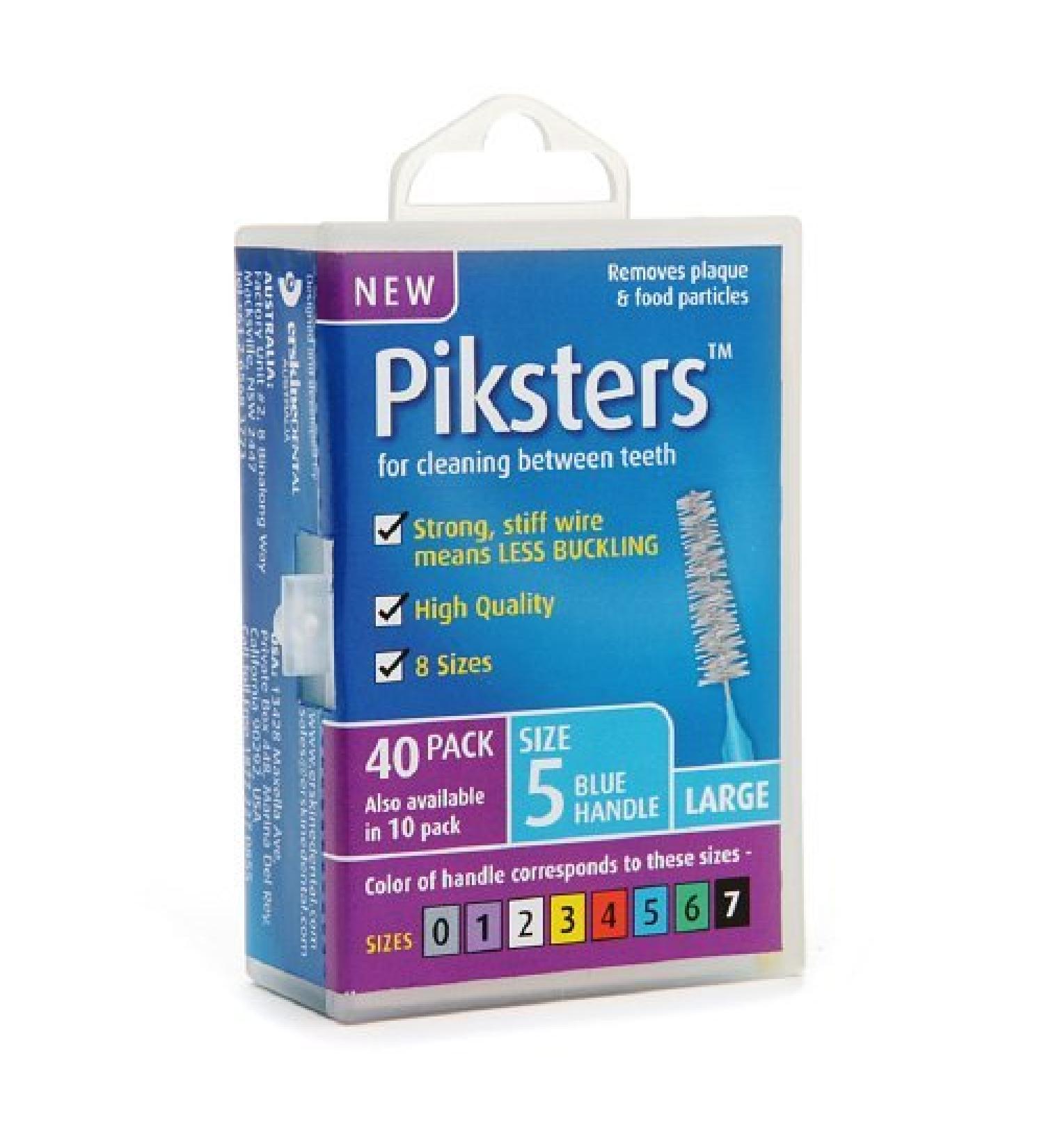 Piksters Interdental Brushes, Size 5 40 ea