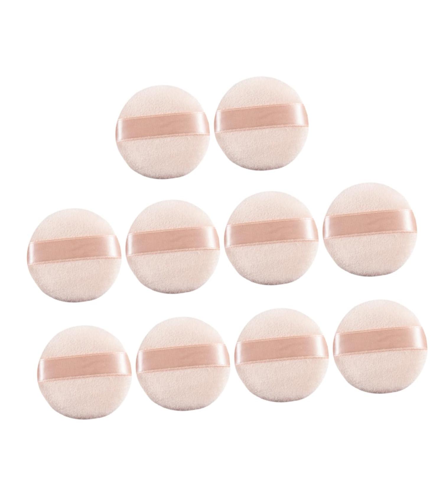 10pcs Makeup Egg Sponge Powder Puff - Glitter Cosmetic Wedges & Applicator Tools - Natural Pink Beauty Puffs for Concealer - International Shipping Available - Buy Online on GoSupps.com