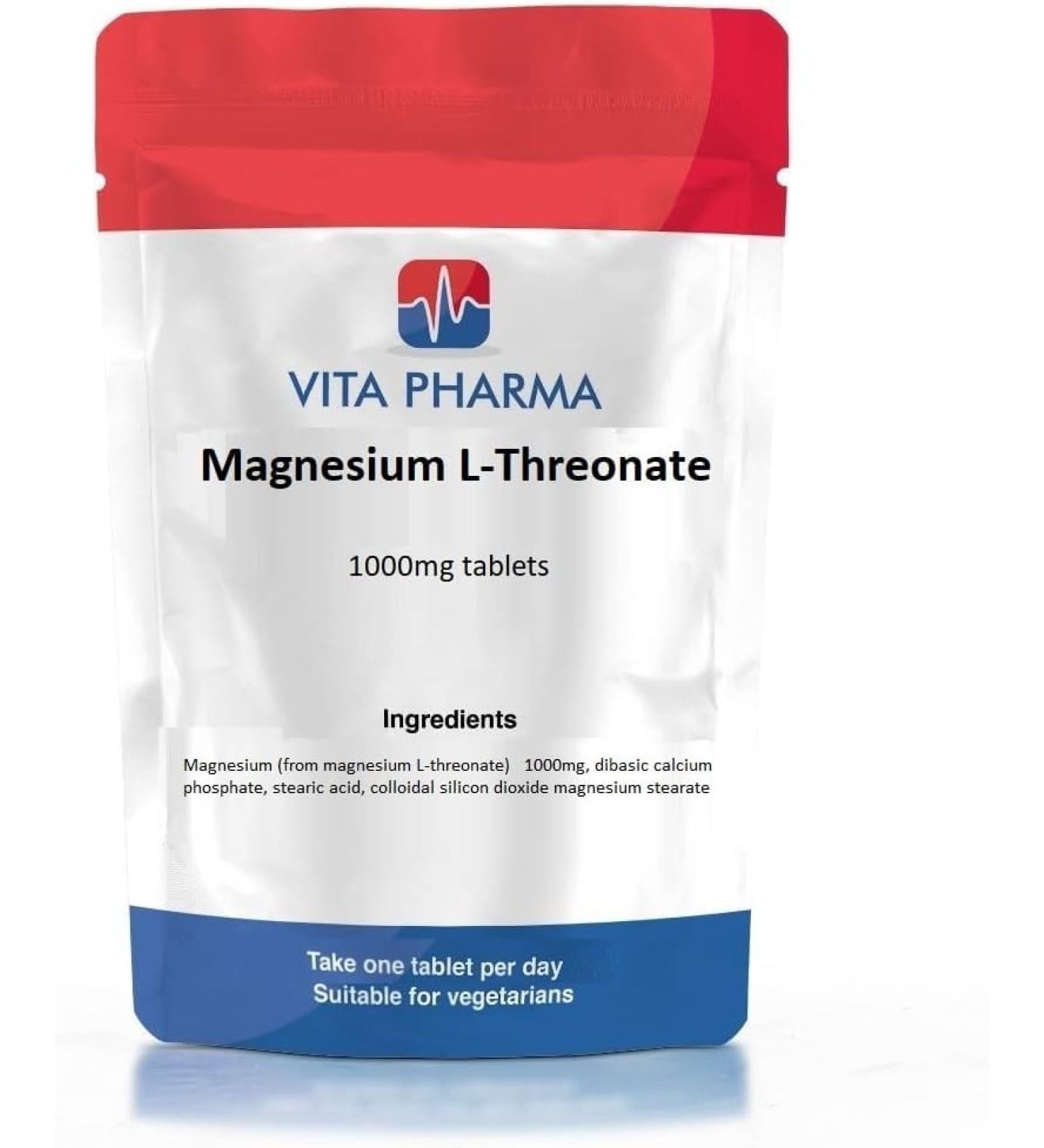 Vita Pharma VITA PHARMA Magnesium L-threonate 1000 mg 120 tablets