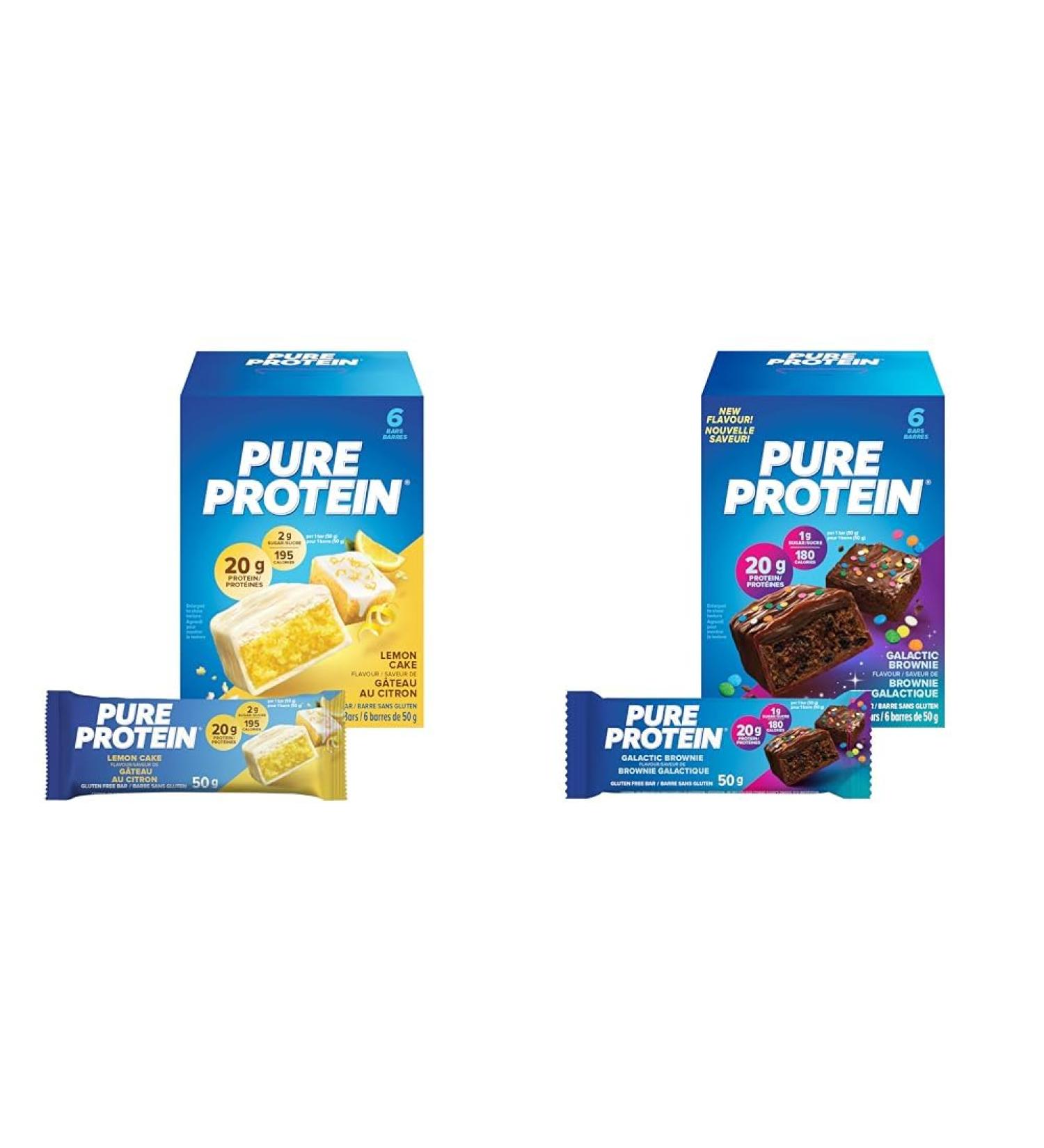 Pure Protein Bars - Nutritious Gluten Free protein bar & Bars - Nutritious Gluten Free protein bar made with Whey protein blend - Buy Online on GoSupps.com