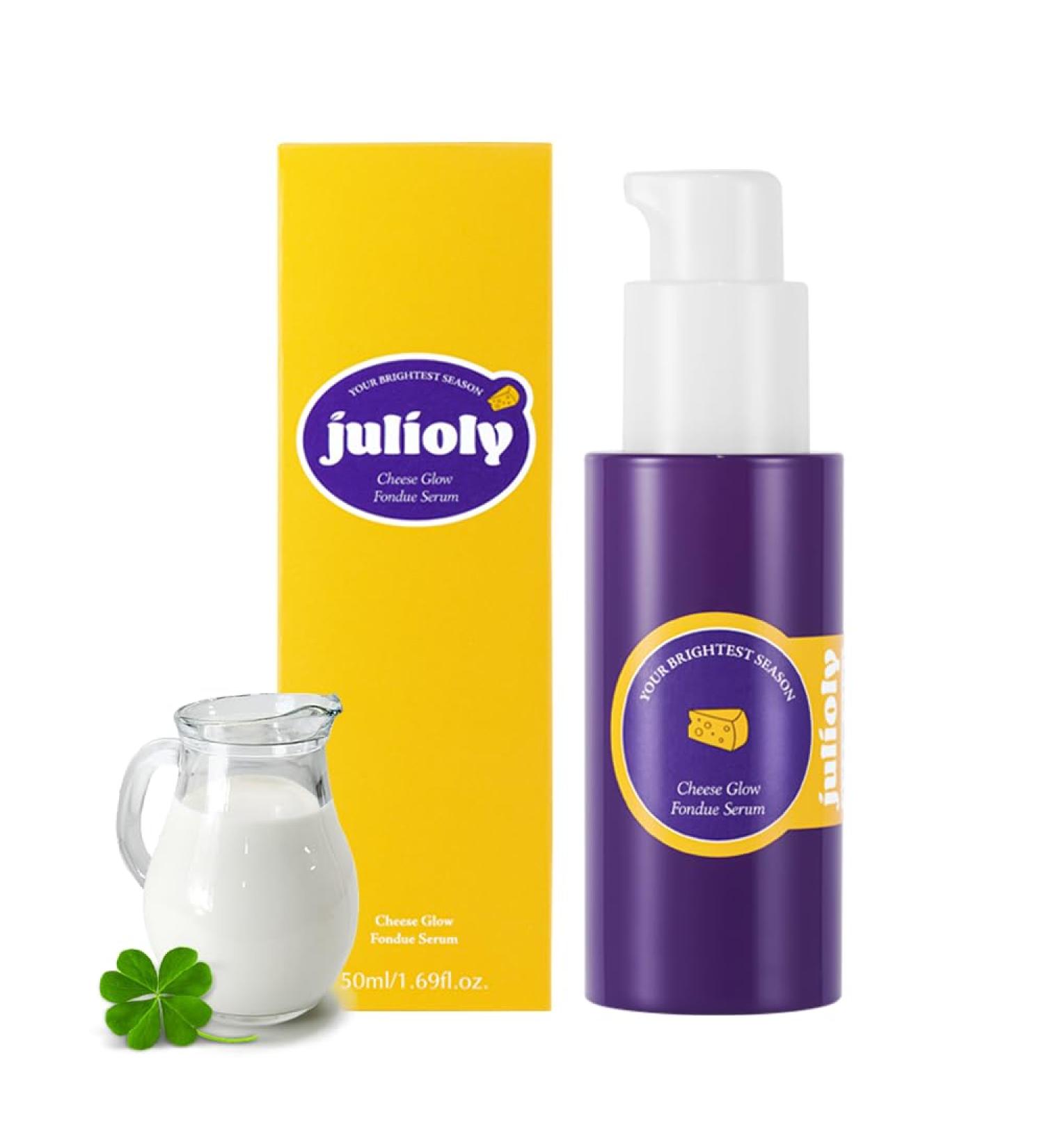 Buy Julioly Milky Glow Protein Serum - Non-Greasy Fragrance-Free Niacinamide for Acne Sensitive Skin - 1.69 fl. oz - Deep Moisturizing & Dermatologist Tested - Buy Online on GoSupps.com