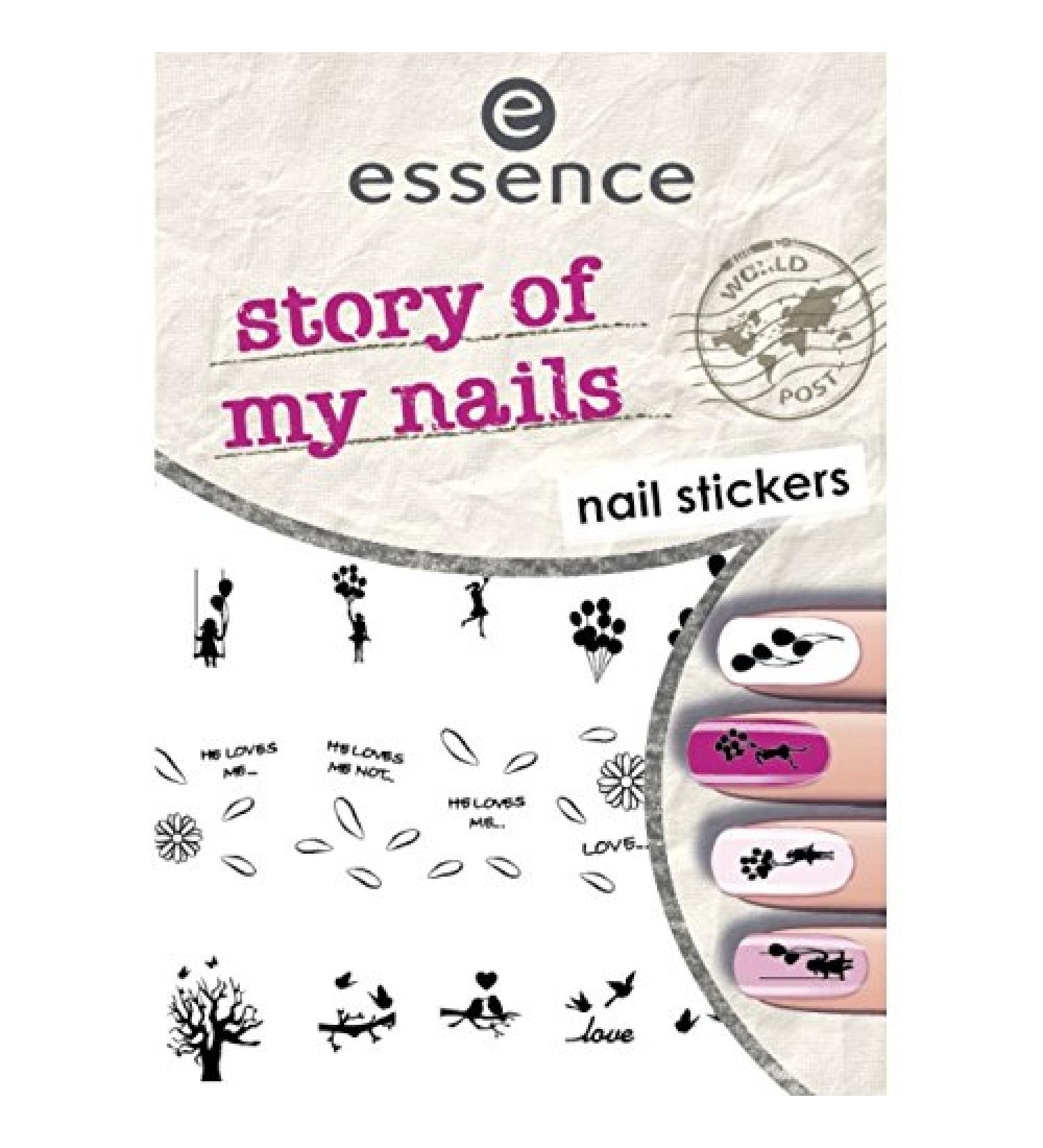 ESSENCE NAIL ART STICKERS PARA U AS 06 STORY OF MY NAILS