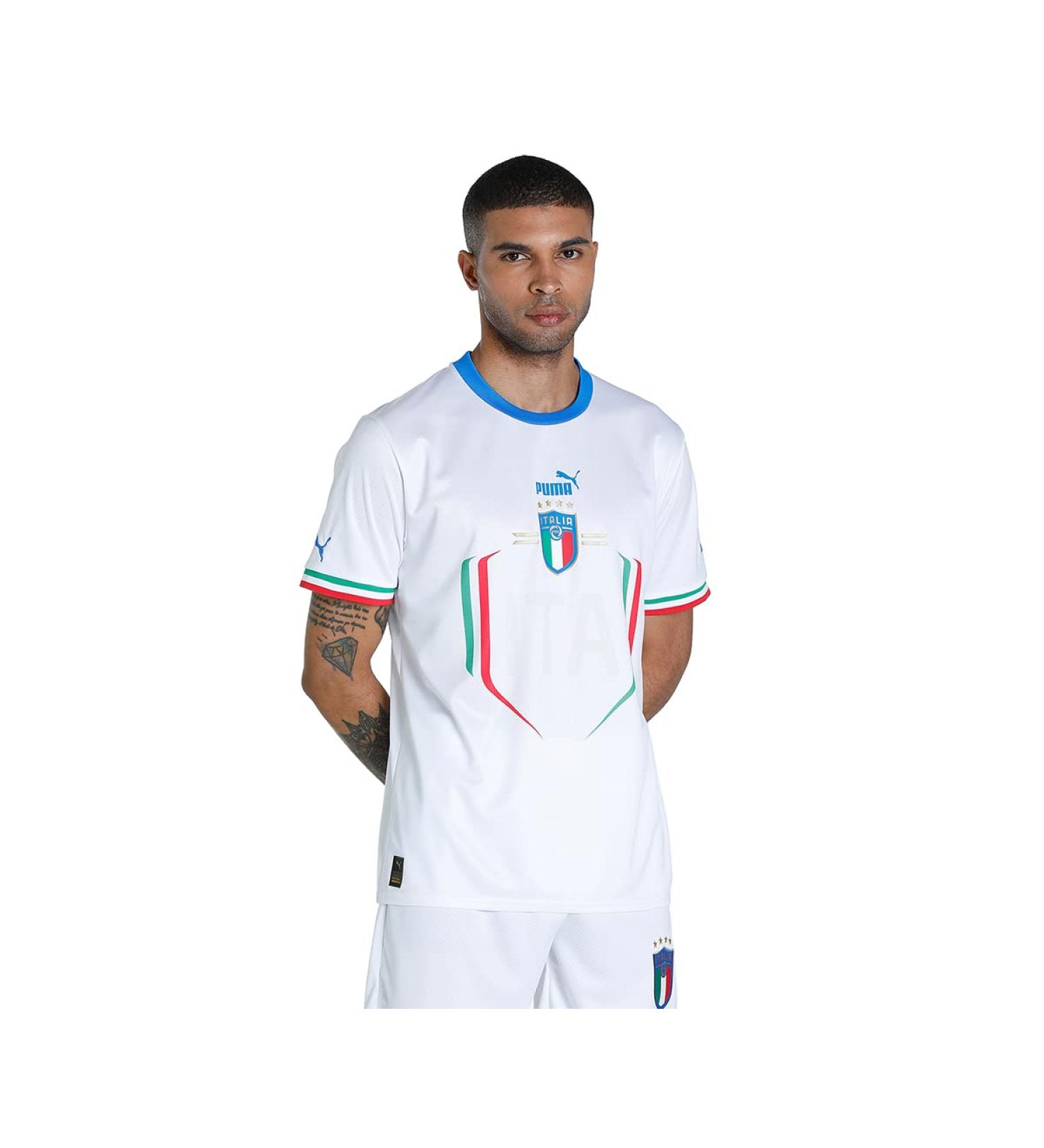 PUMA Men's 2022/23 Official Away Jersey - White & Ultra Blue | International Shipping Available - Buy Online on GoSupps.com