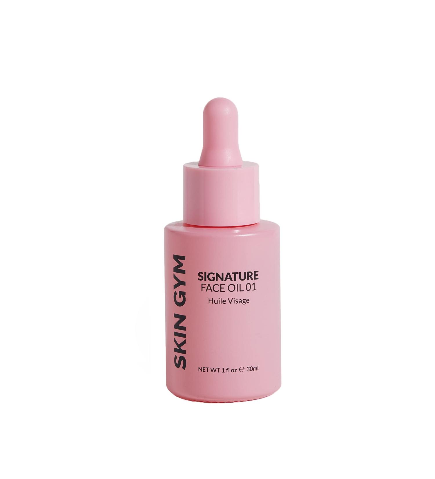 SKIN GYM Signature Facial Oil - Moisturizing & Exfoliating with Vitamin E Jojoba Rosehip & Apricot Seed | International Shipping Available - Buy Online on GoSupps.com