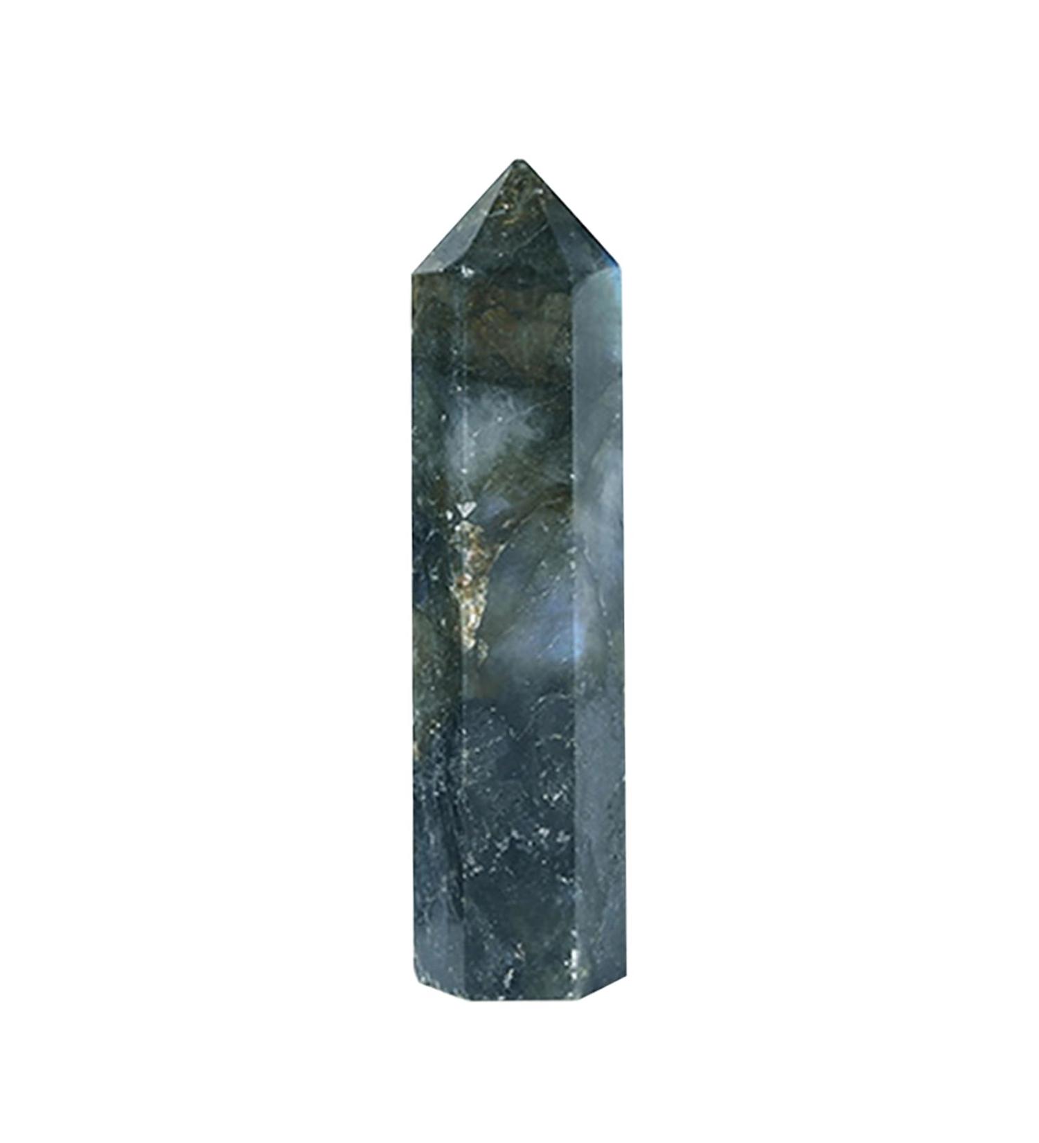 Crystal Column Single Pointed Stone Healing Accessory Model for Yoga Studio Church Meditation Accessory Crystal Stone Decor - Buy Online on GoSupps.com