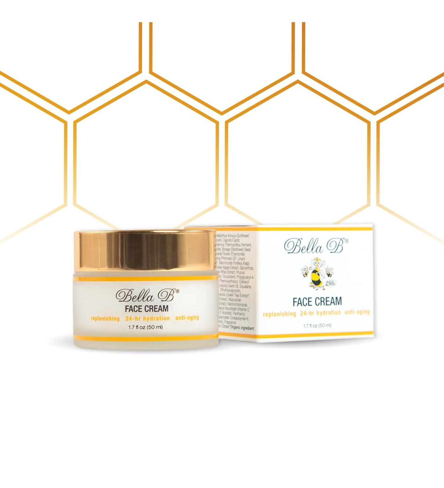 Buy Bella B Face Cream 1.7 oz - All Natural Organic Moisturizer for Pregnancy & Sensitive Skin - Facial Glow & Prenatal Skincare - Buy Online on GoSupps.com