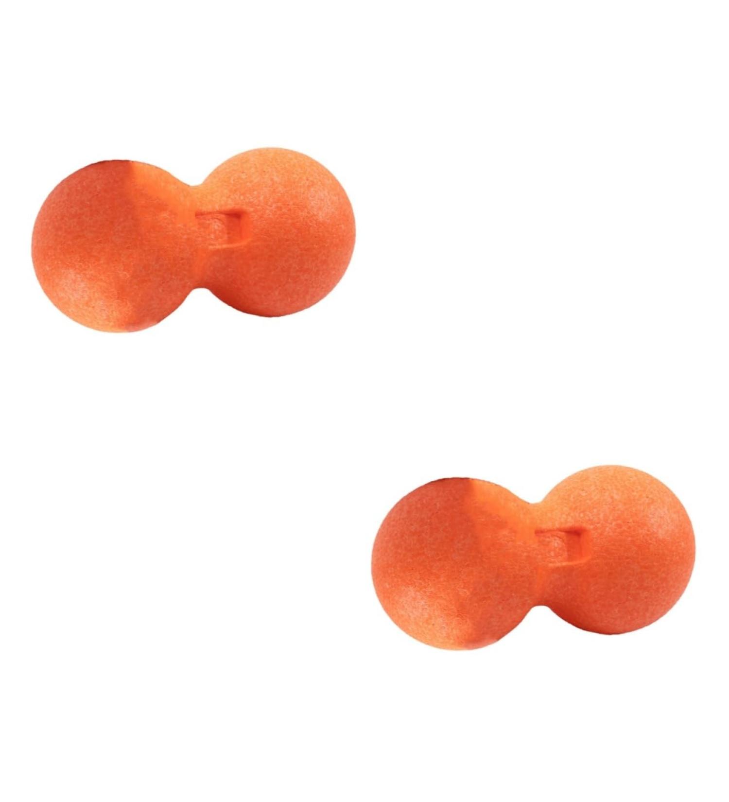 FOMIYES Peanut Massage Balls - 2-Pack Foot Massager & Fitness Gymnastics Rollers for Muscle Relief & Relaxation - Buy Online on GoSupps.com