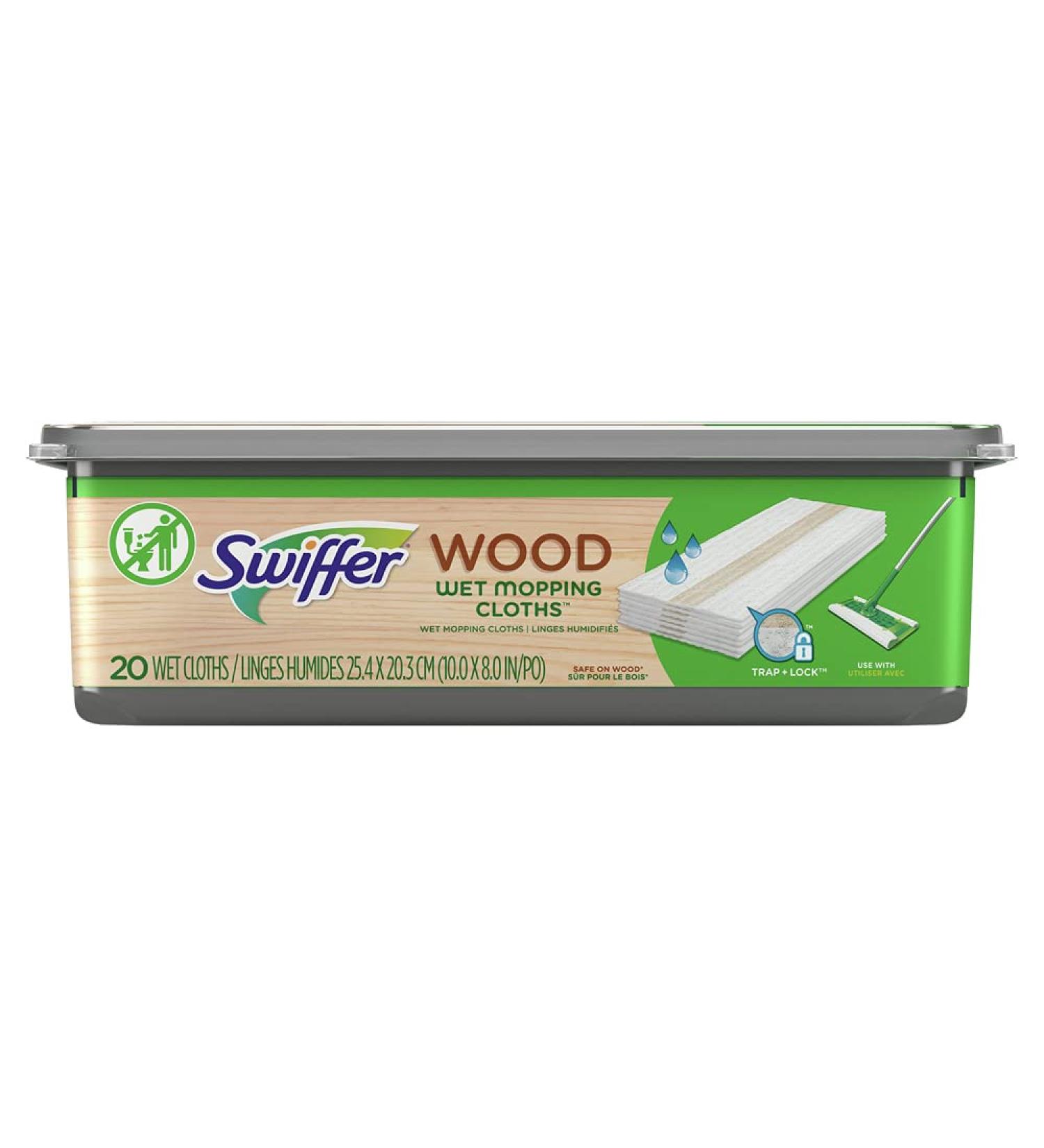 Swiffer Sweeper Wet Wood Floor Mopping cloths  20 count - Buy Online on GoSupps.com