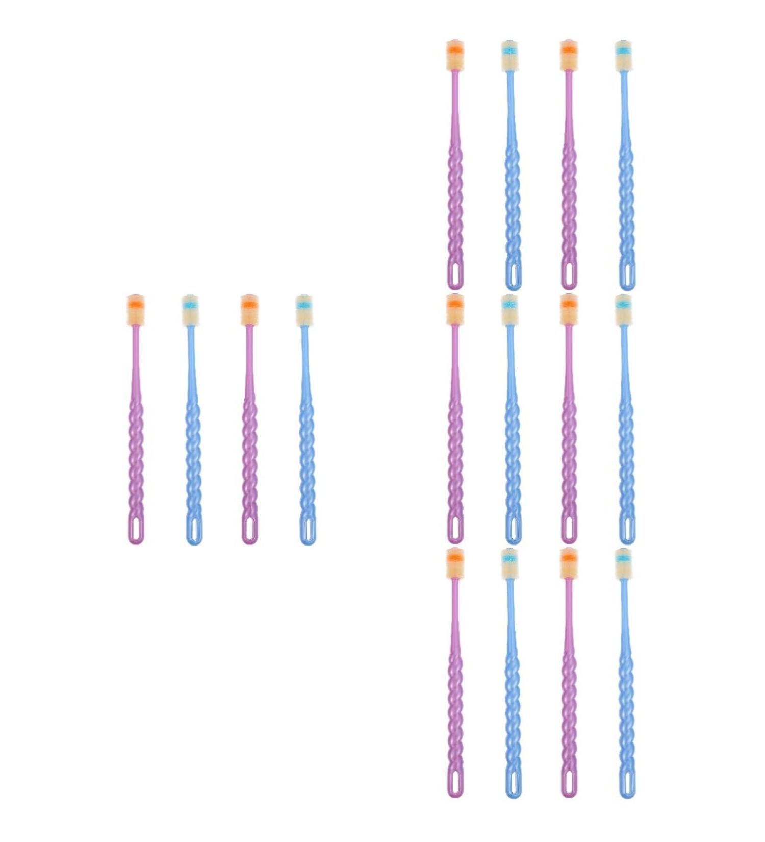 16 Pack Baby Toothbrush Finger Holders | Soft Bristle Infant Tooth Cleaning Brush | Toddler Toothbrush Grip - International Shipping Available - Buy Online on GoSupps.com