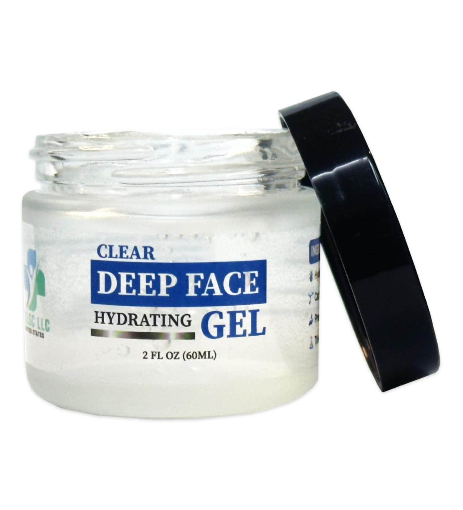 Clear Hyaluronic Acid Facial Gel - Anti-Aging Moisturizer for Dry Skin | Hydrating Gel for Fine Lines & Dark Spots | Oil-Free 2oz Facial Treatment - Buy Online on GoSupps.com