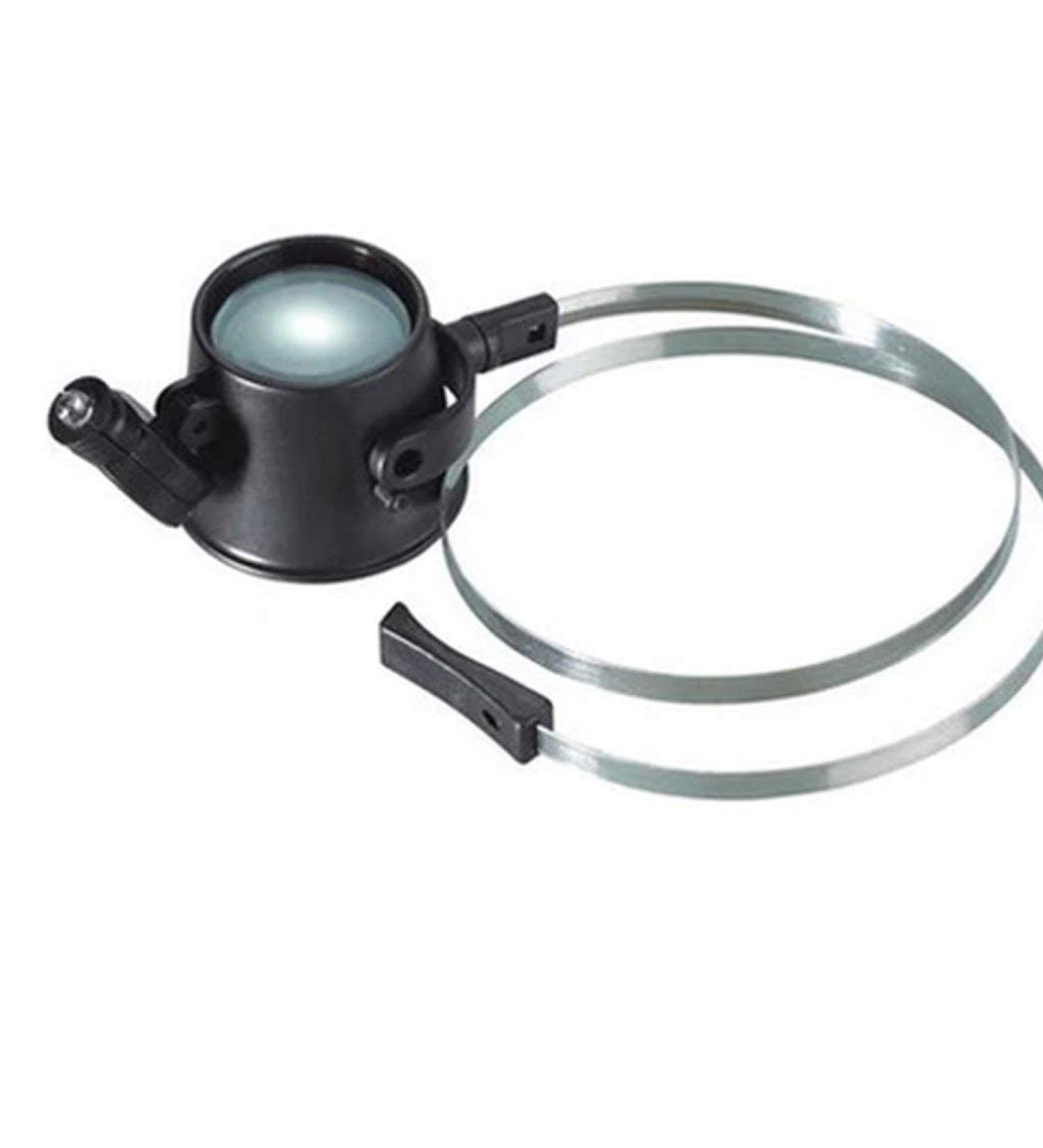 Head-Mounted Glasses 15 Times Maintenance Magnifying Glass High-time Repair Clock with LED Lights High List Eye Made in China - Buy Online on GoSupps.com