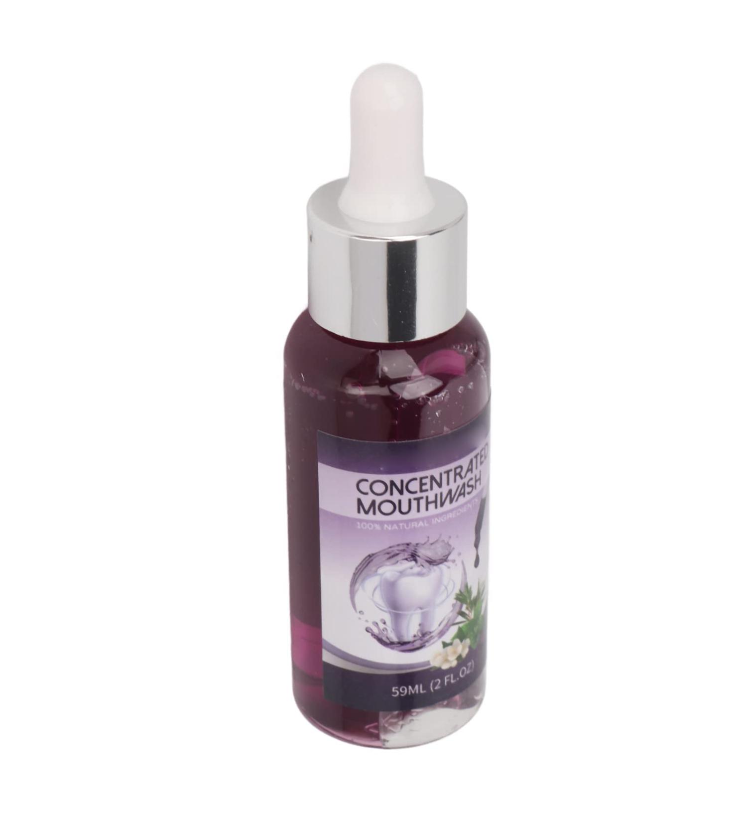 Mint Concentrated Mouthwash - 59ml | Fresh Breath & Plaque Removal | Plant Extract Formula - Safe & Effective - Buy Online on GoSupps.com