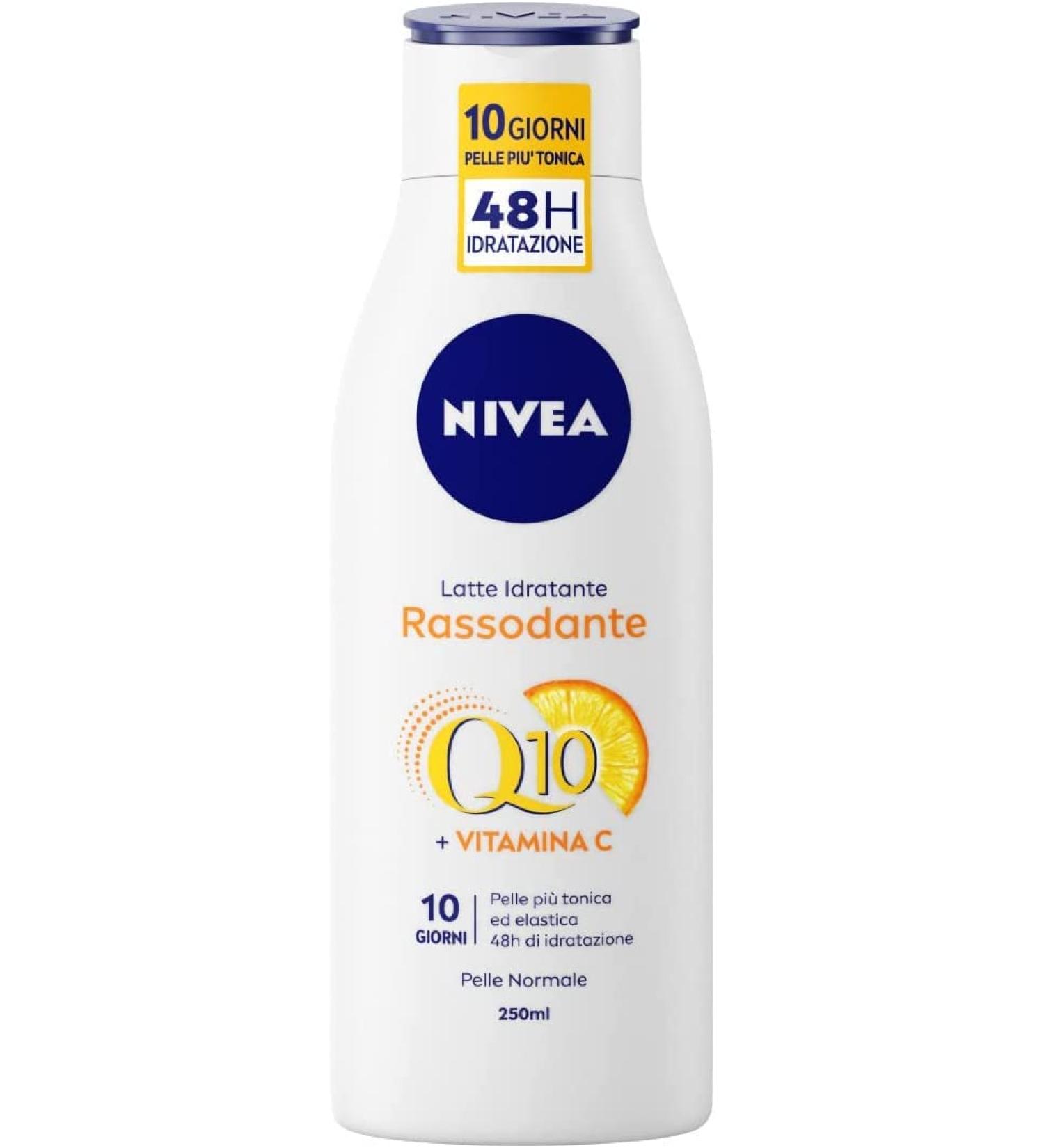 Nivea Firming Moisturising Milk Q10 & Vitamin C - 2 x 250 ml Body Cream for Normal Skin | International Shipping Available - Buy Online on GoSupps.com