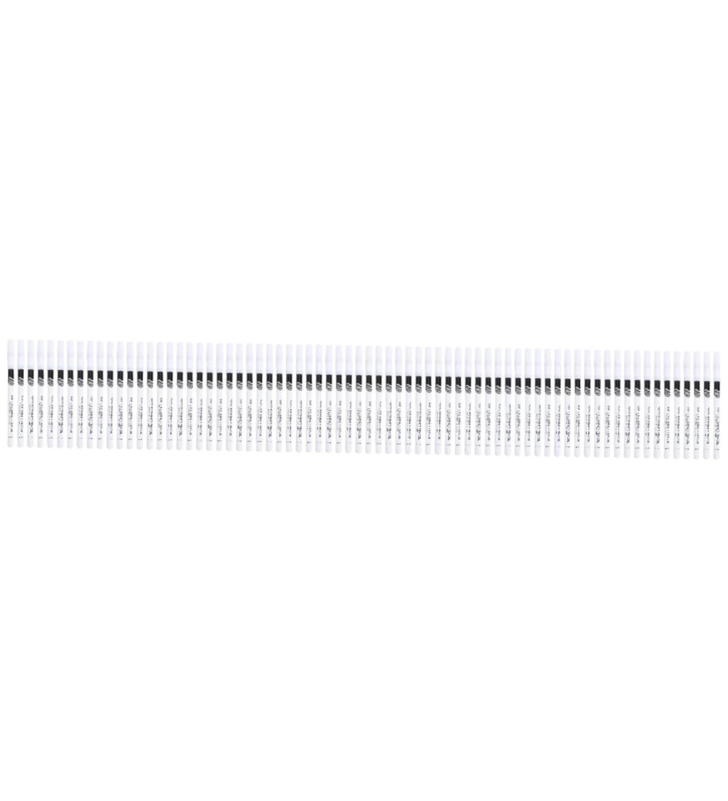 Gogogmee 72 Pcs Eyeliner Pencil White Eye Liner White Liner White Marker Pen Highlighter Brow Pen Wooden Pole - Buy Online on GoSupps.com