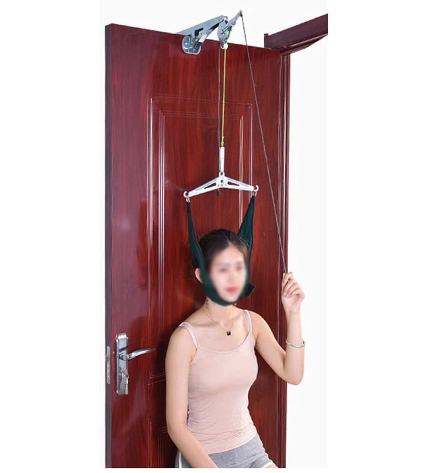Over The Door Posture Corrector Over The Door Cervical Traction Overhead Traction Stretcher for Neck Shoulder Brace Head Pain Relief Medical Neck Stretcher Device Cervical Neck Traction Device Warm - Buy Online on GoSupps.com