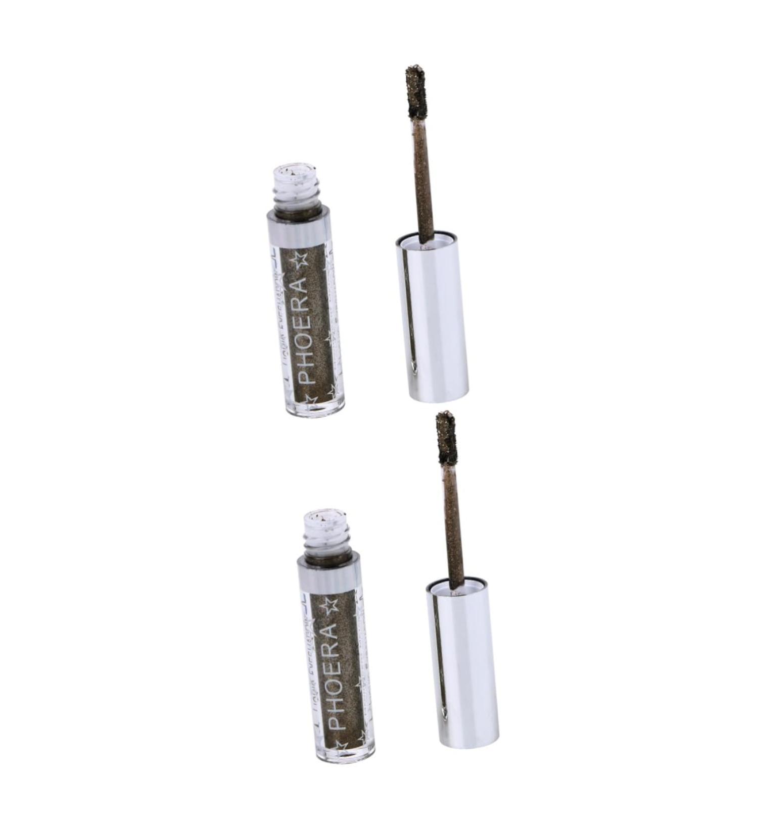 Beavorty Makeup Eyeshadow 2pcs Eyeshadow Shimmer Eye Shadow Glitter Eyeliner Glow Sparkling Eyeliner Women Makeup Make up 1 count (Pack of 1) As Shownx2pcs - Buy Online on GoSupps.com