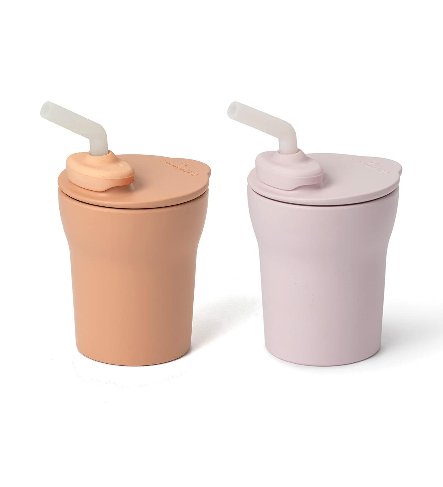 Miniware 1-2-3 Sip Training Cup for Baby Toddler Self Feeding - 2 Pack Cotton Candy + Toffee - Buy Online on GoSupps.com