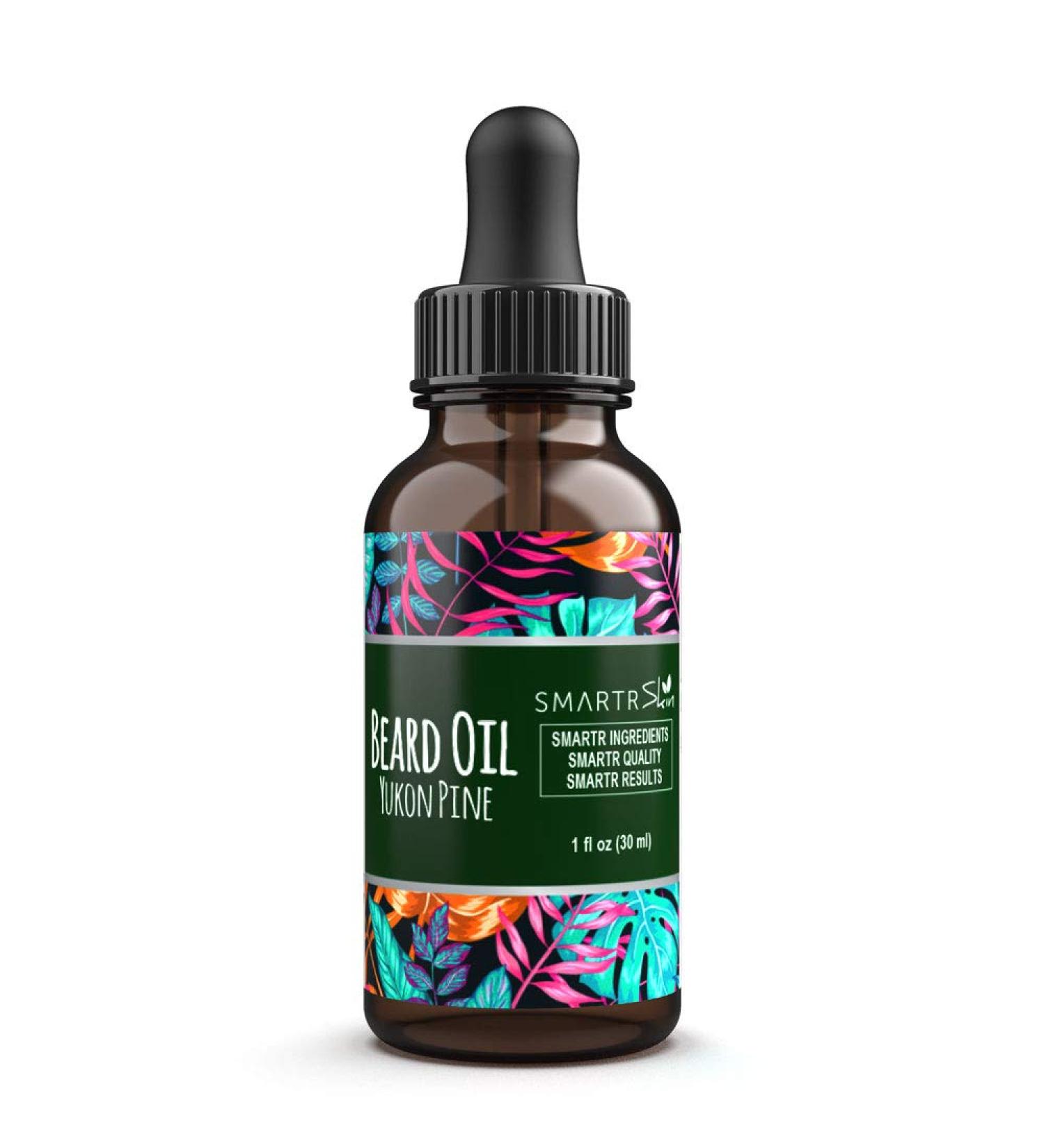 Beard Growth Oil | Softening & Grooming | Hair Growth Vitamins | Argan Jojoba & More - 30ml Yukon Pine - Buy Online on GoSupps.com