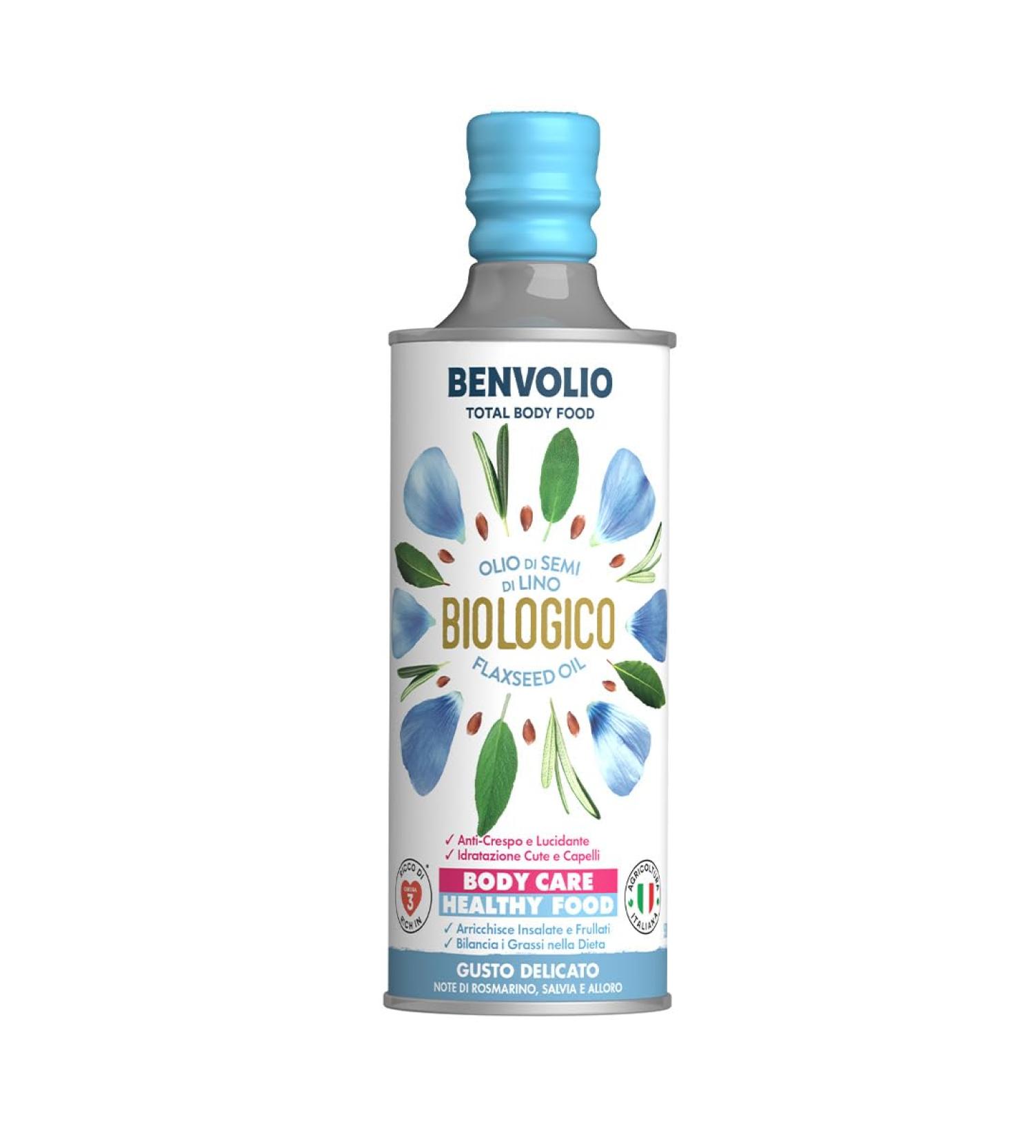 Organic Flaxseed Oil | 500ml | Rich in Omega 3 & Antioxidants | Food & Hair Care | Anti-Frizz for Curly Hair | Omega 3 Dogs | - Buy Online on GoSupps.com
