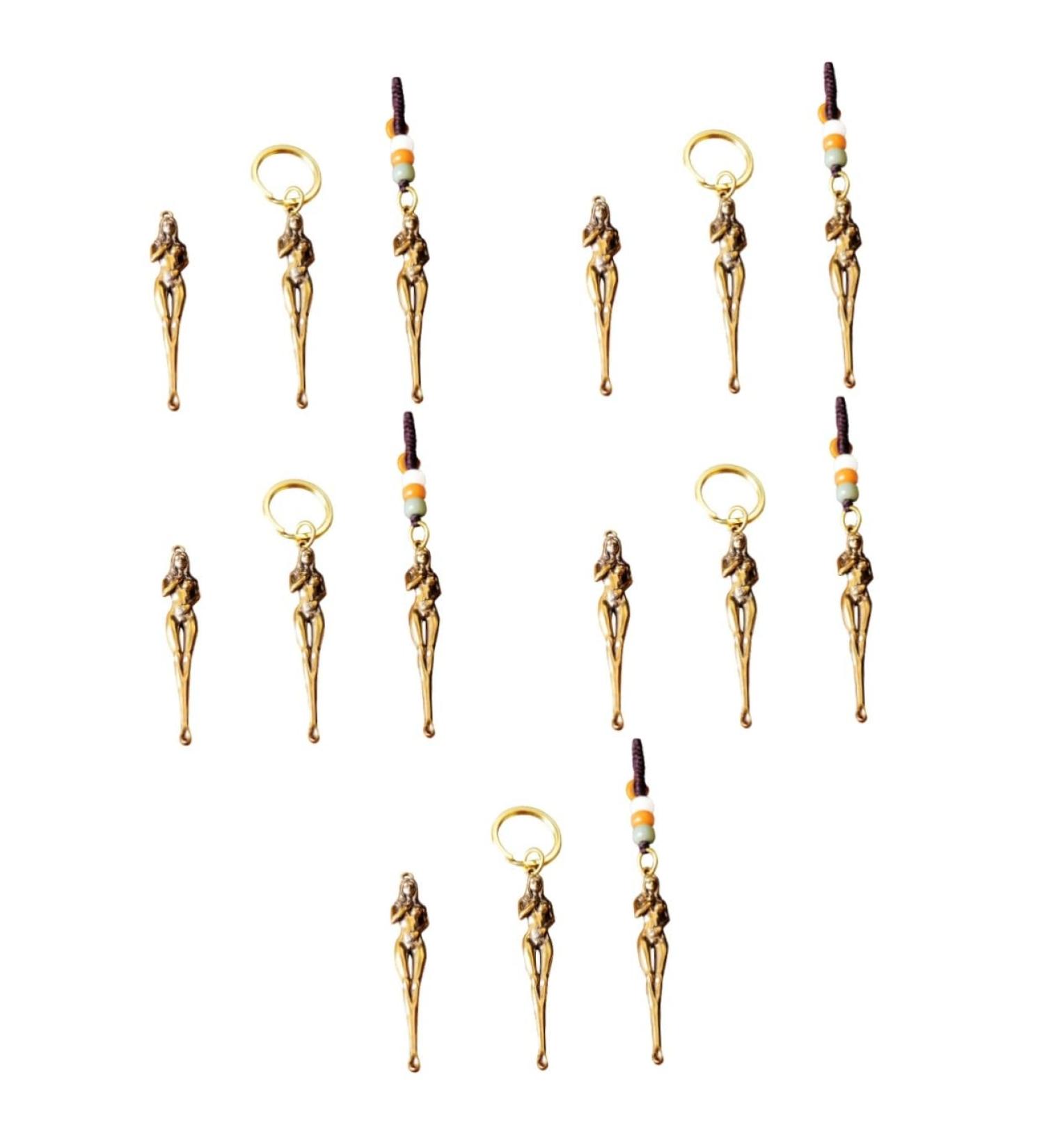 Cabilock 15 Pcs Brass Ear Pick Car Cleaning Tools - Metal Decor Tools for Coffee Lovers - Micro Ear Cleaning Earwax Pendant - 11.5x1.2cm - Set of 10 - Buy Online on GoSupps.com
