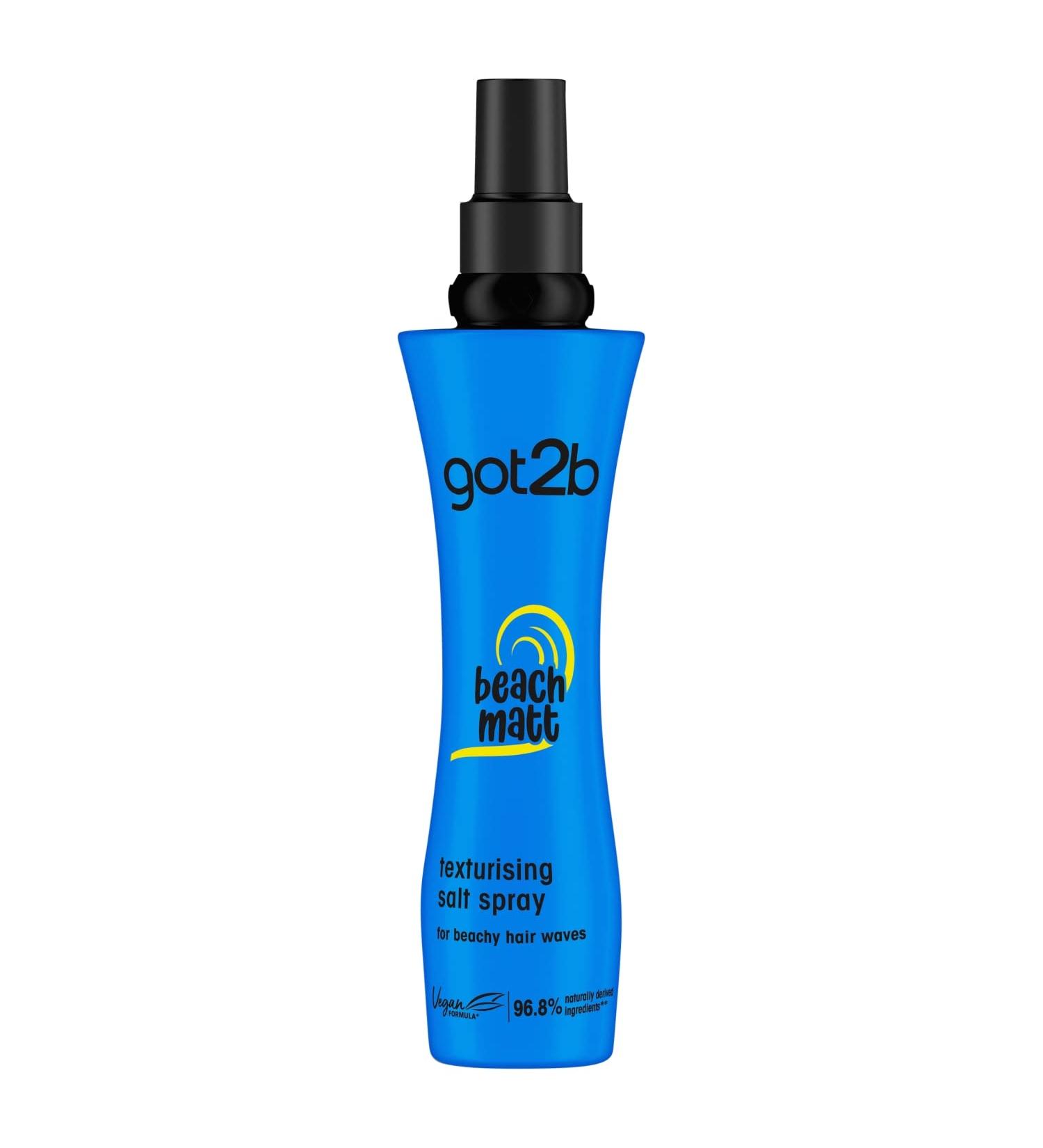 Schwarzkopf Got2b Beach Matte Salt Spray 200ml - Create Effortless Beach Waves - Buy Online on GoSupps.com