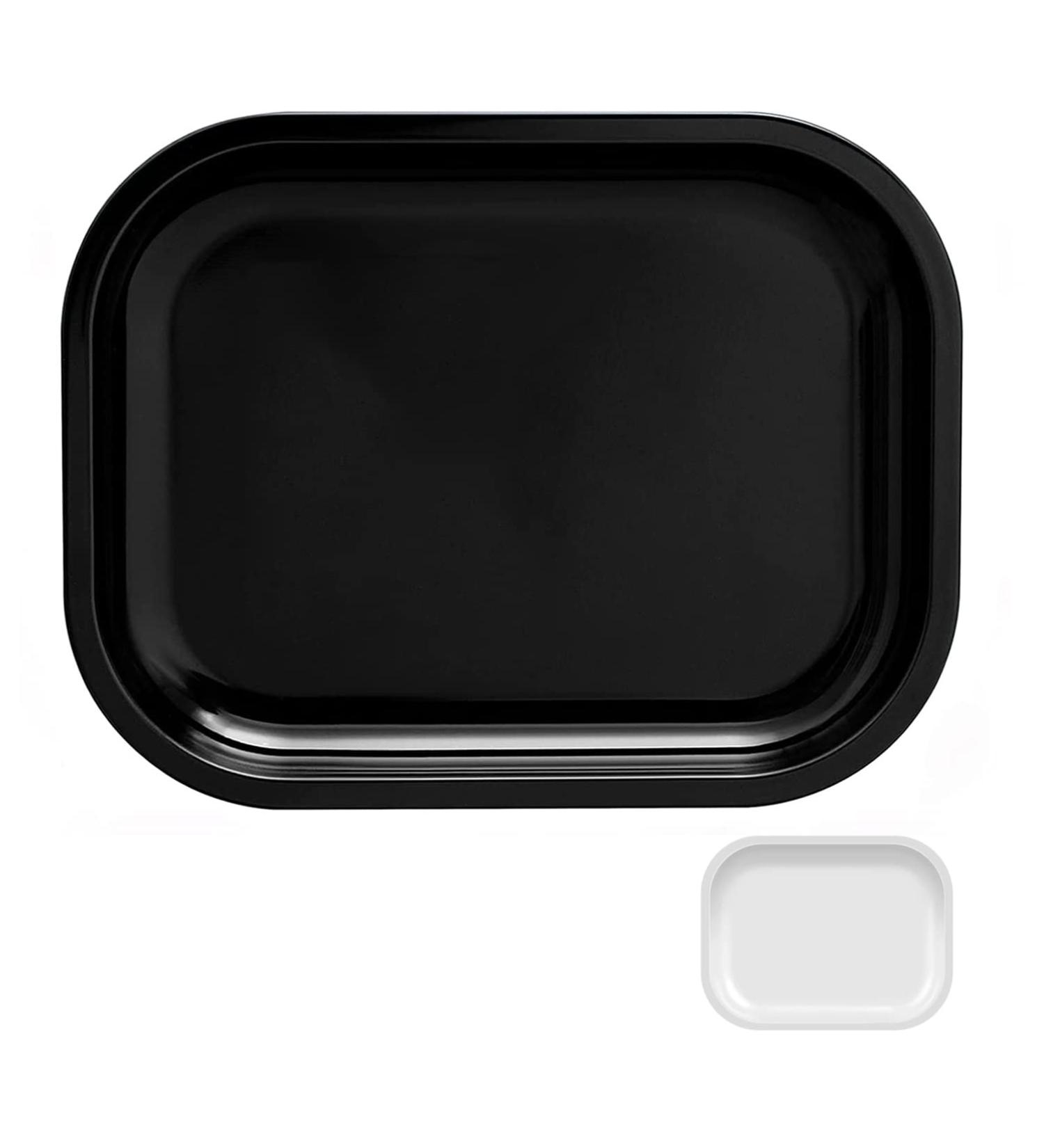 TLHOA Metal Rolling Tray - Black (7 x 5.5) | Durable and Stylish Tray - Buy Online on GoSupps.com