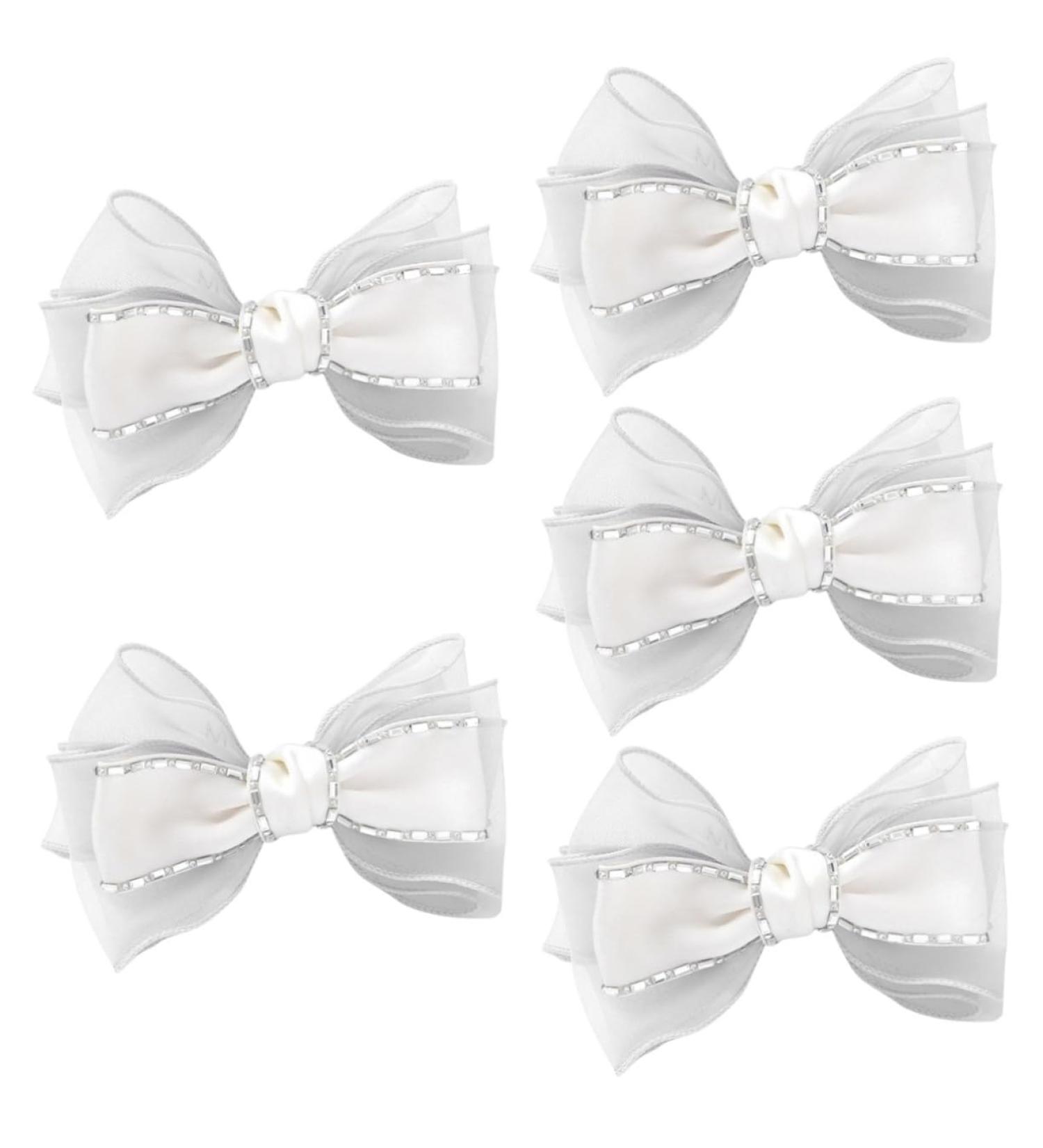 minkissy Accessories Fabric Butterfly Hair Clip Bowknot Barrette Hair Bows for womens hair accessories black bows womens hair clips women hair clips white s woman South Korea Hair - Buy Online on GoSupps.com