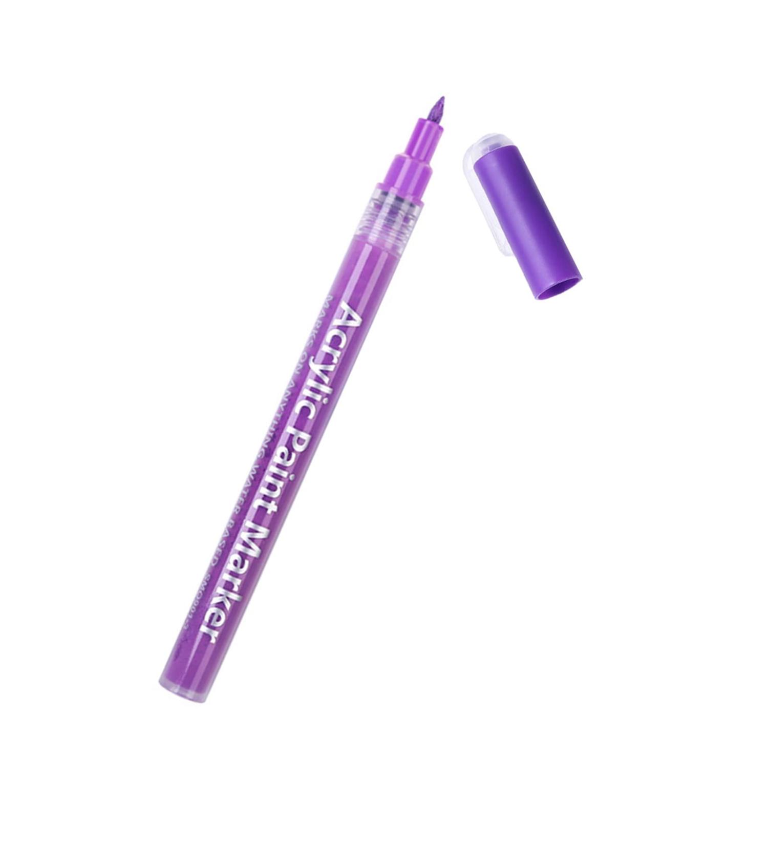 Nail Drawing Pen Nail Beauty Fashion Nail Drawing Liner DIY Abstract Beauty Tool Compatible with Women Purple - Buy Online on GoSupps.com