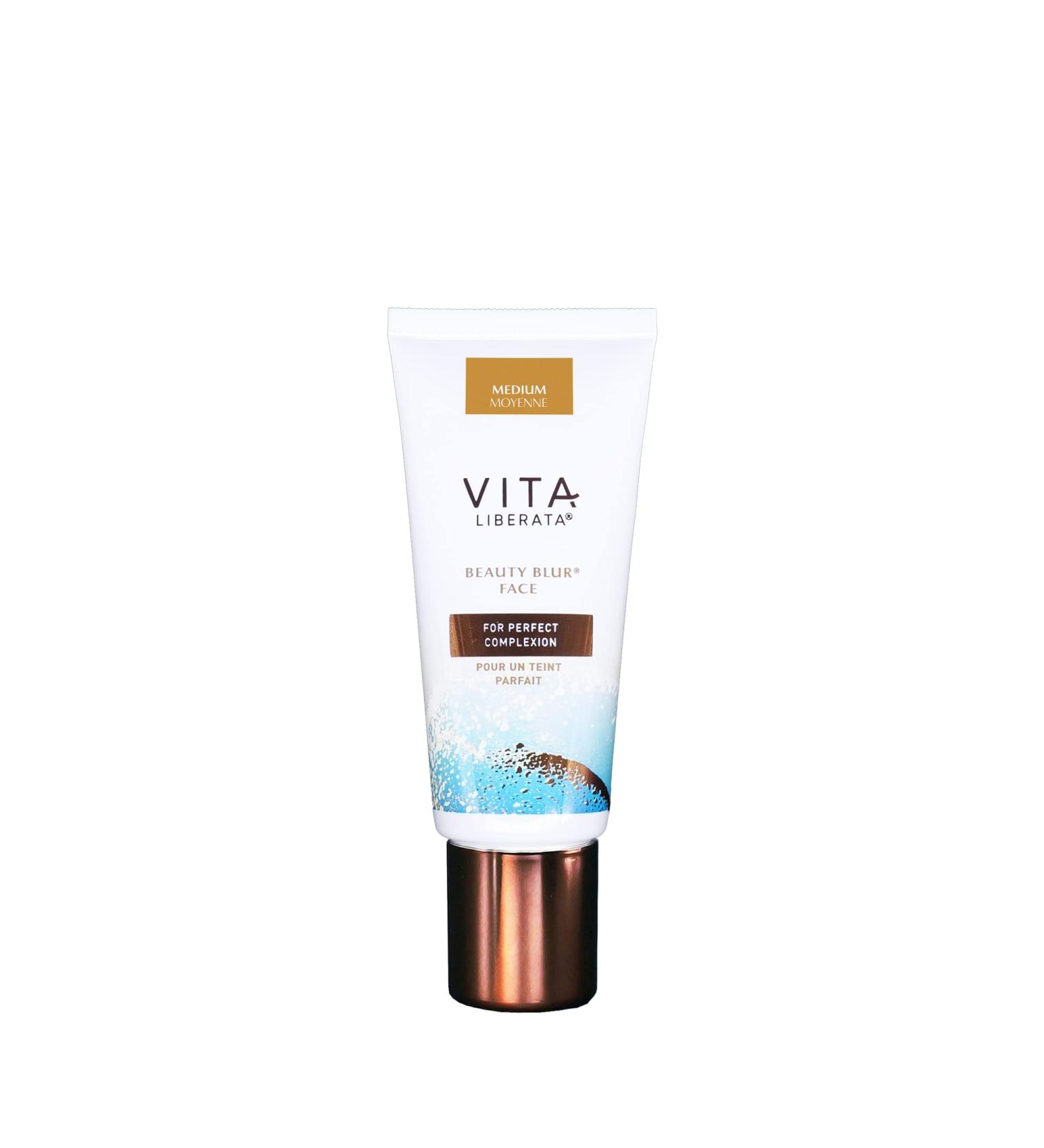 Vita Liberata Beauty Blur Face CC Cream Medium | Flawless Complexion, Radiant Glow, Full Coverage Foundation | Hydrating & Customizable | New Packaging - Buy Online on GoSupps.com