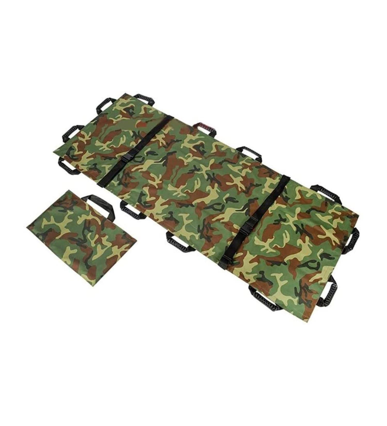 with Handbag Emergency Rescue Stretcher Folding 12 Handles Emergency Stretcher-for Hospital Sports Venues Ambulance Portable Stretcher Camouflage (Camouflage) - Buy Online on GoSupps.com