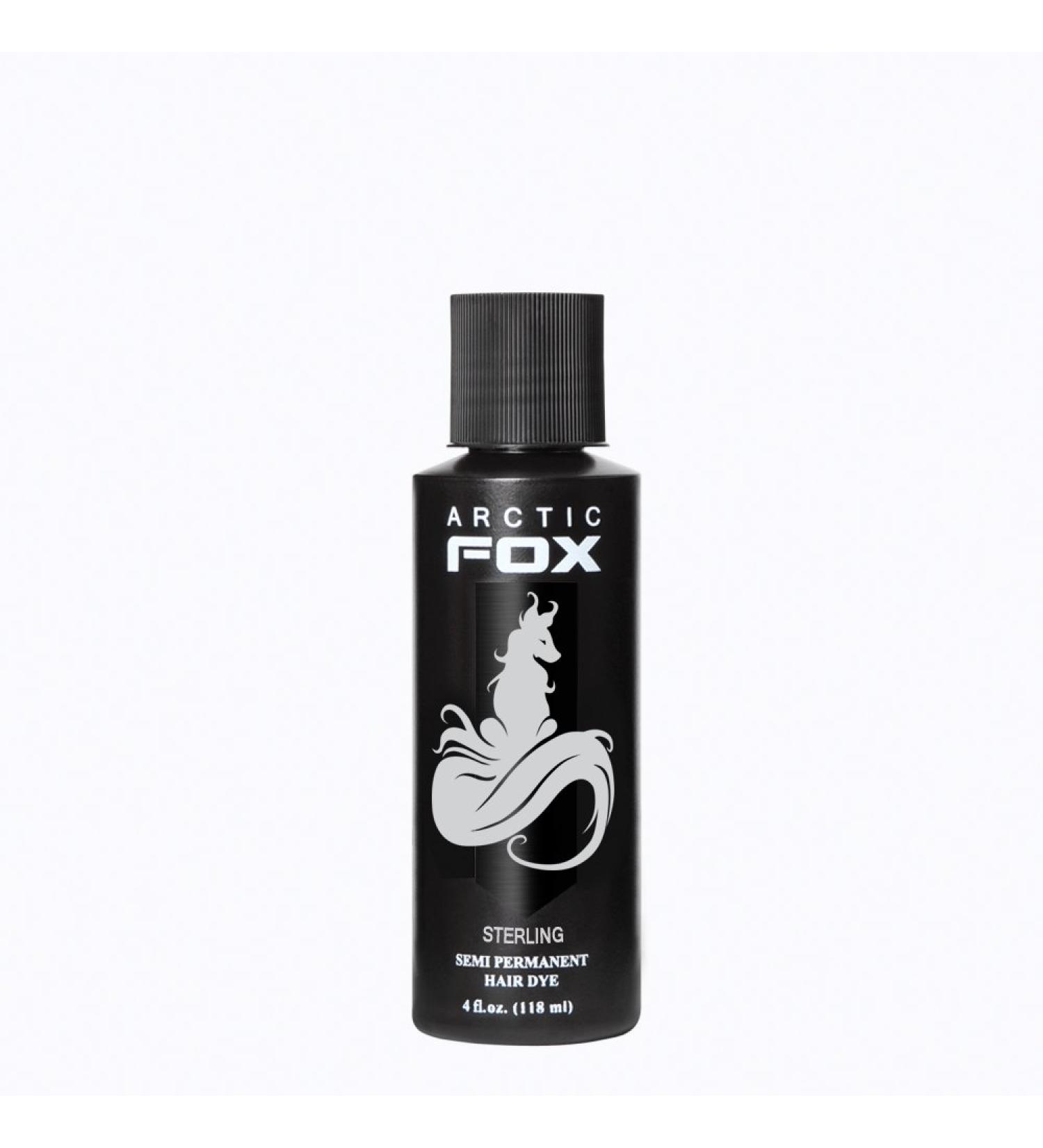 ARCTIC FOX Sterling Semi-Permanent Hair Color Dye - Vegan & Cruelty-Free (4 Fl Oz) - Buy Online on GoSupps.com
