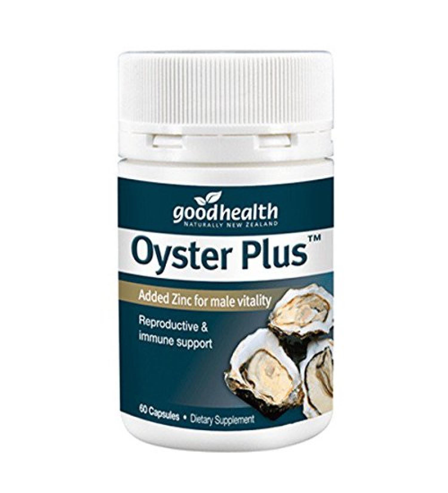 Goodhealth Zinc Plus Oyster Extract 60 Capsules Imported from New Zealand