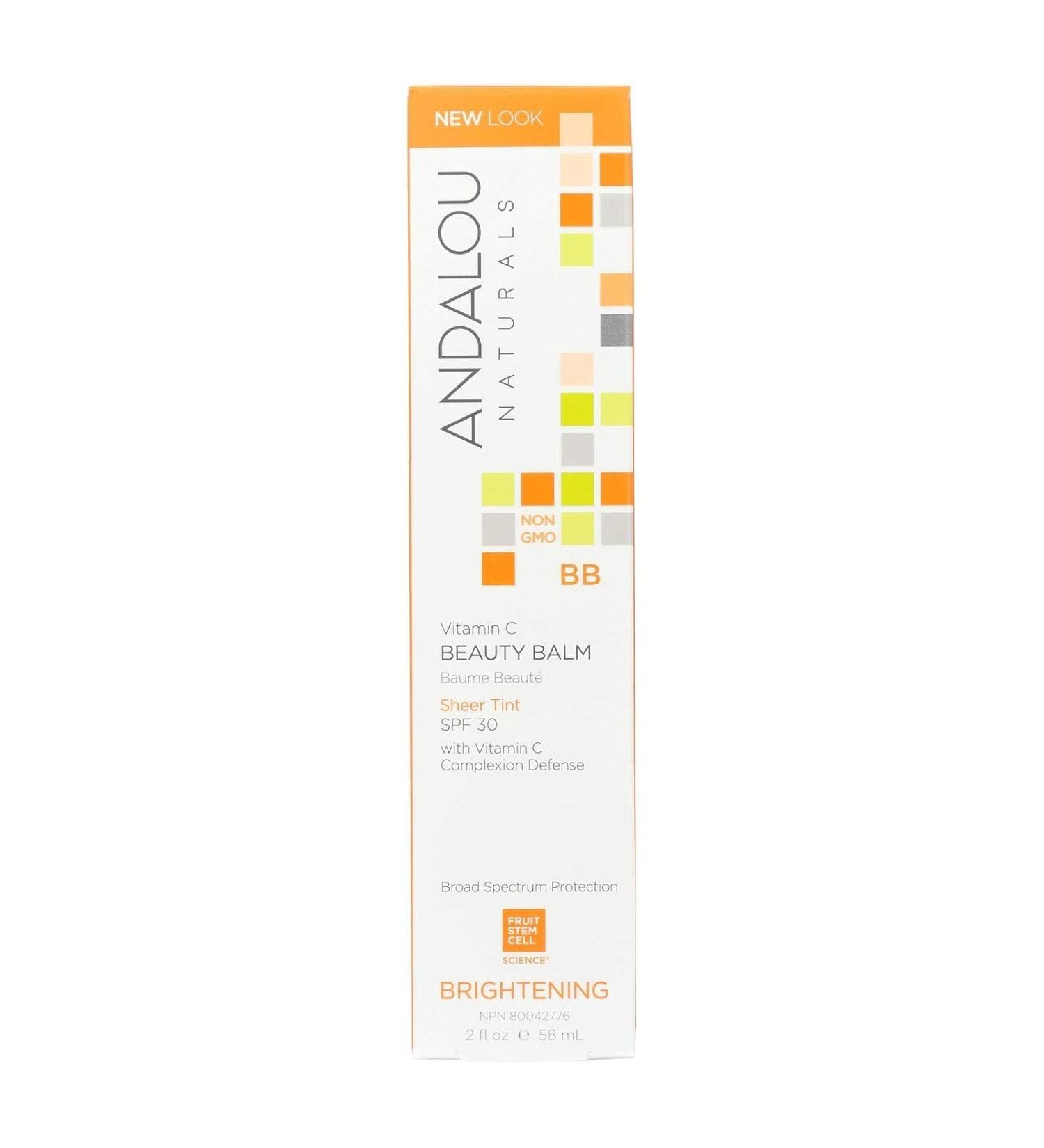 Andalou Naturals Beauty Balm Sheer Spf 30 2 Oz - Buy Online on GoSupps.com