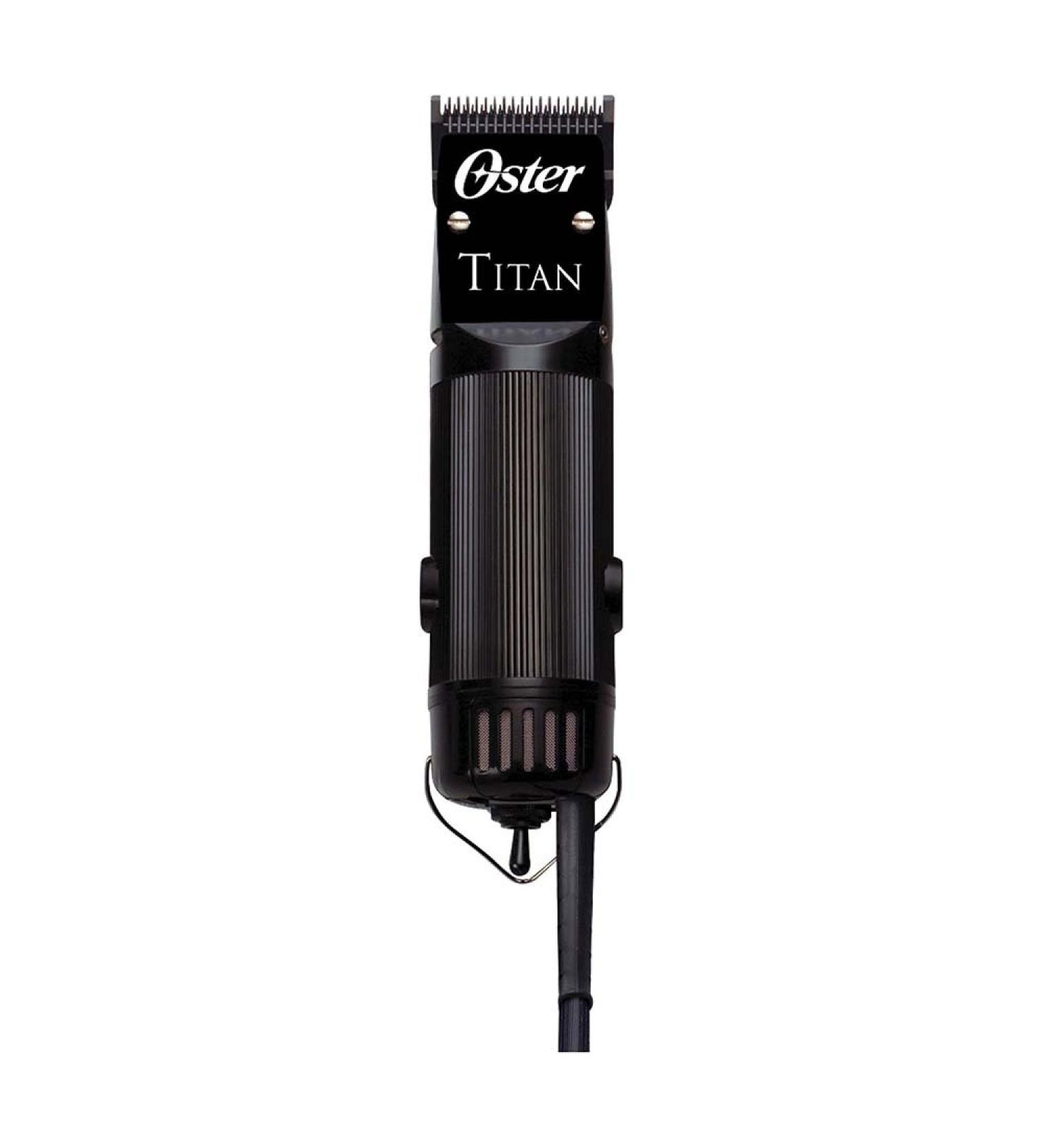 Oster 76076-310 Titan Clipper Black 5 Piece Set